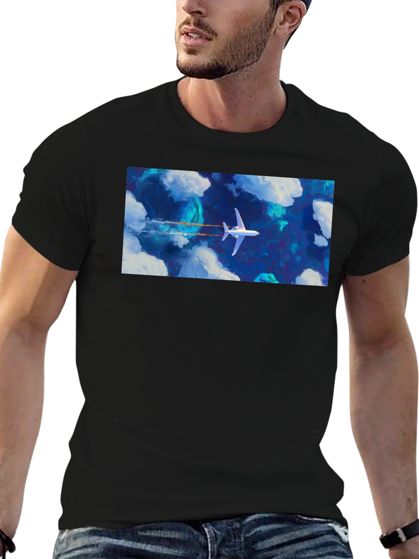 Airplane in the Sky Graphic Tee