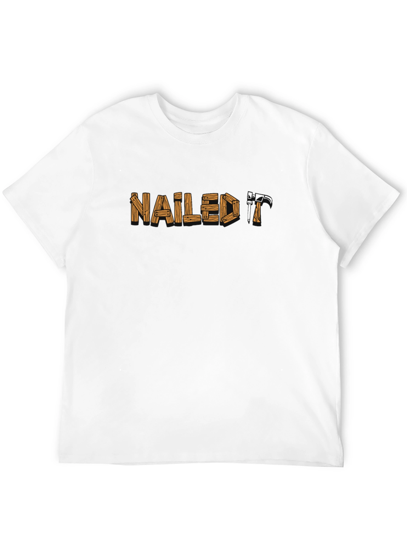 Nailed It Graphic T-Shirt - Crew Neck Casual