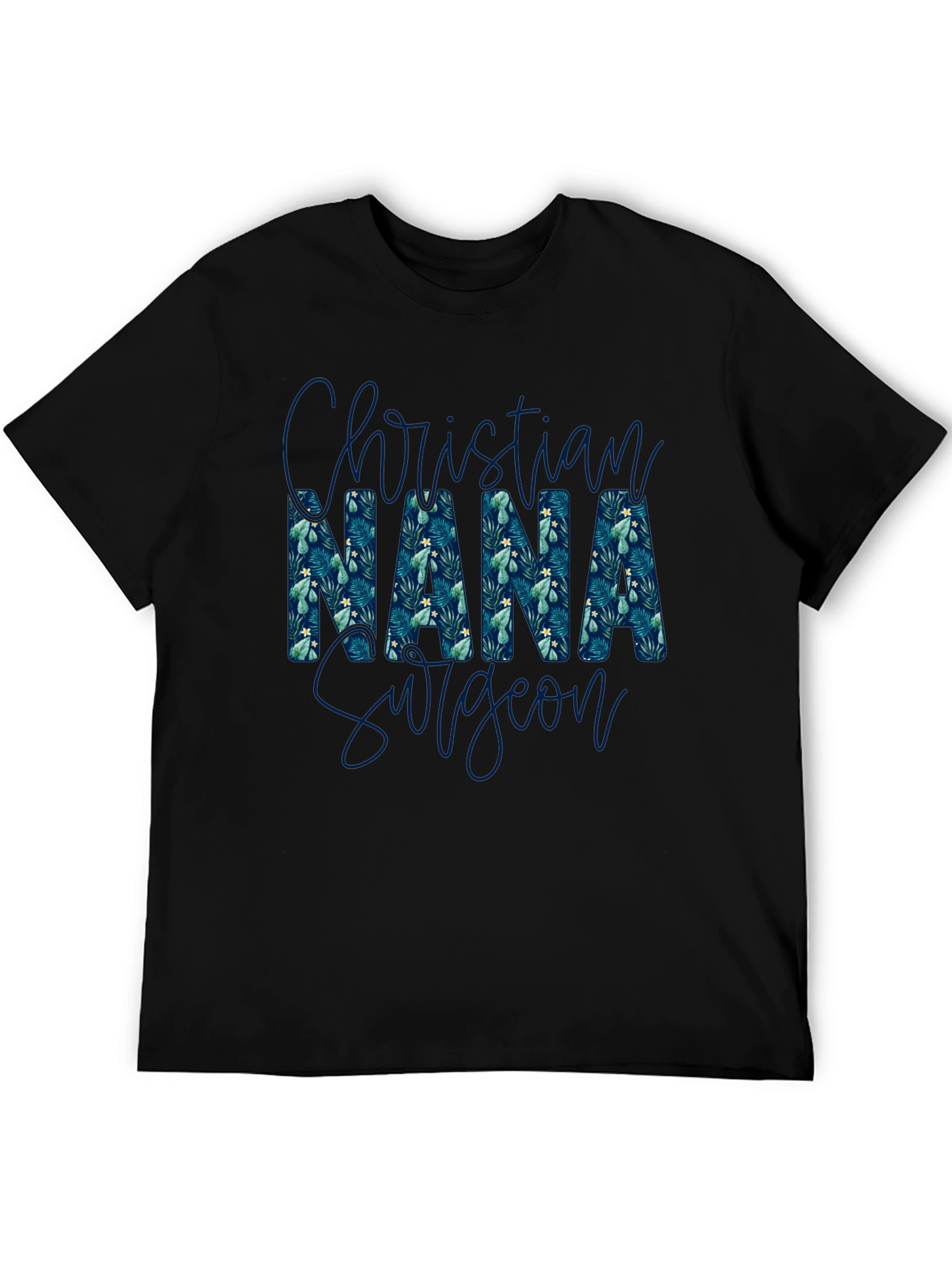 Christian Nana Surgeon T-Shirt - Floral Pattern