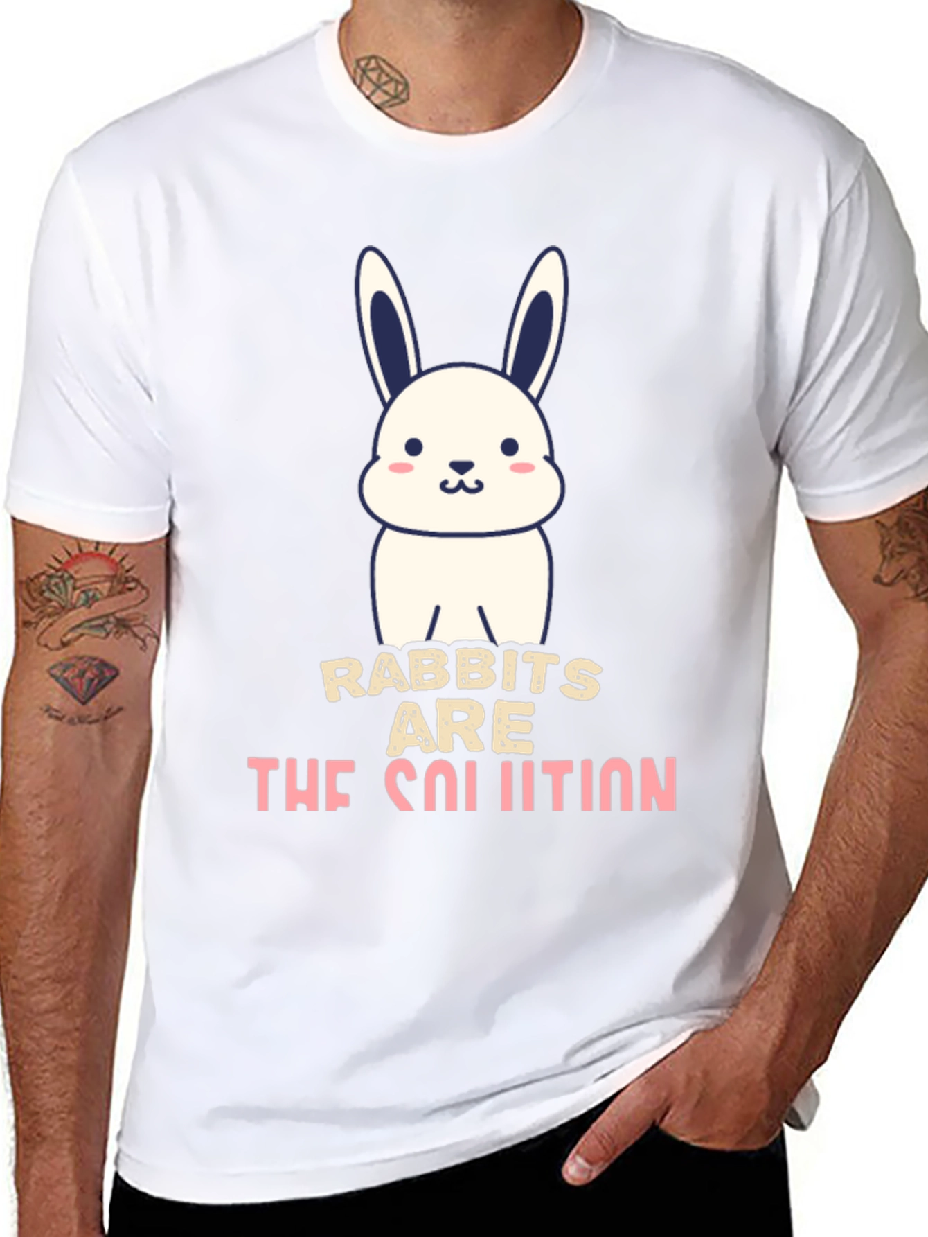 Rabbits Are The Solution T-Shirt