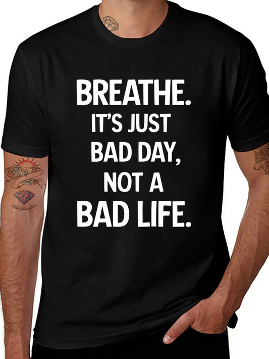 Breathe Graphic T-Shirt - Motivational Unisex Tee