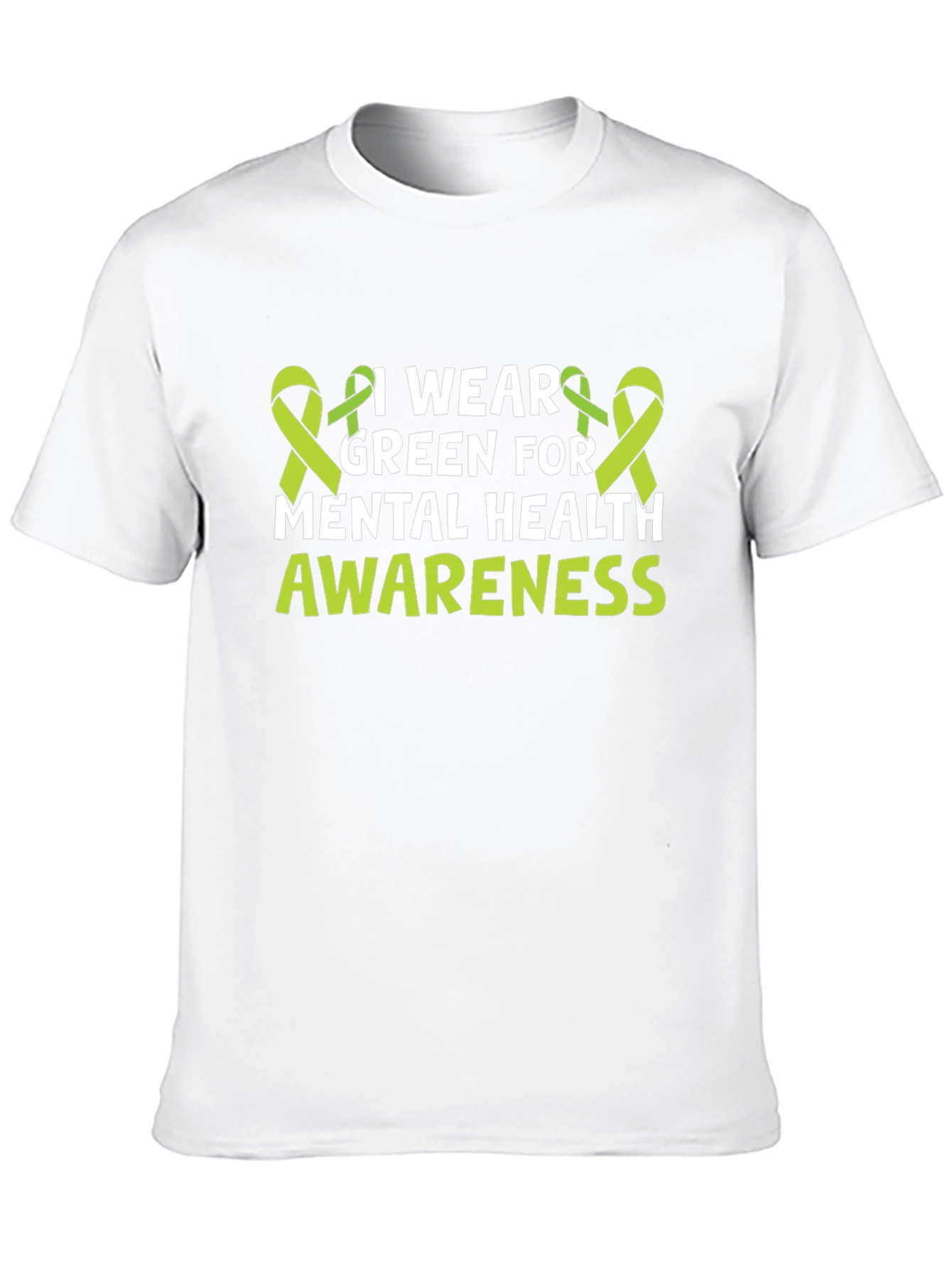 Green Mental Health Awareness T-Shirt