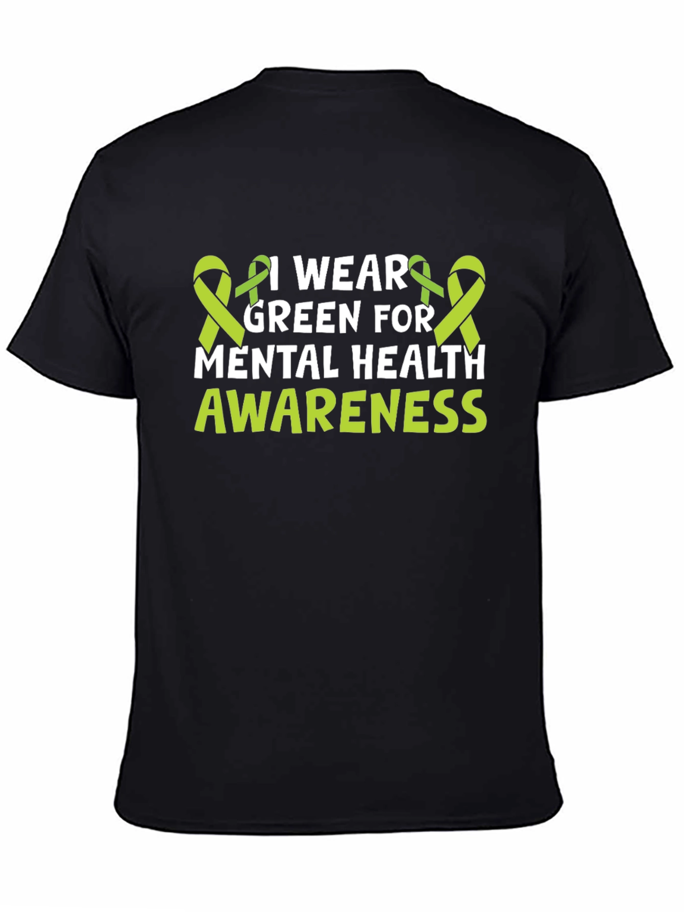 Green Mental Health Awareness T-Shirt