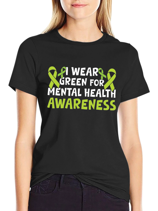 Green Mental Health Awareness T-Shirt