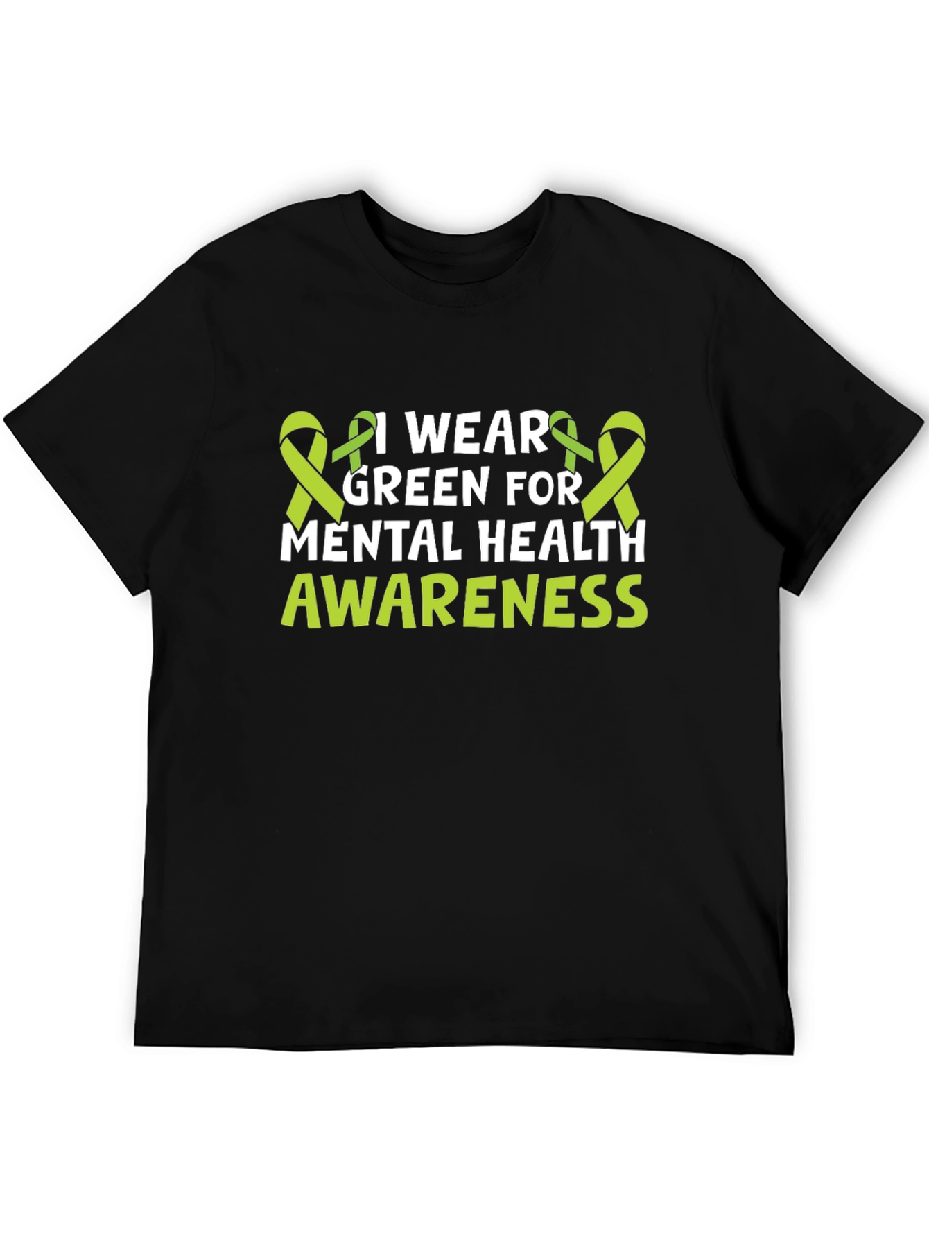 Green Mental Health Awareness T-Shirt
