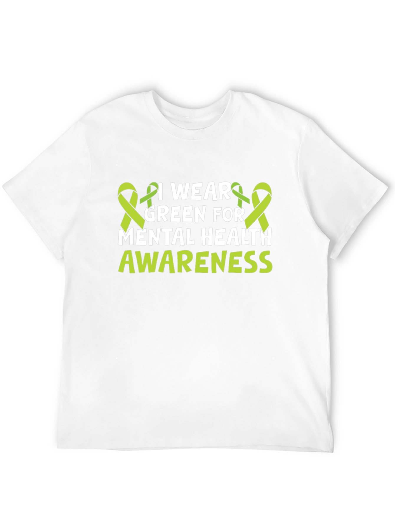 Green Mental Health Awareness T-Shirt