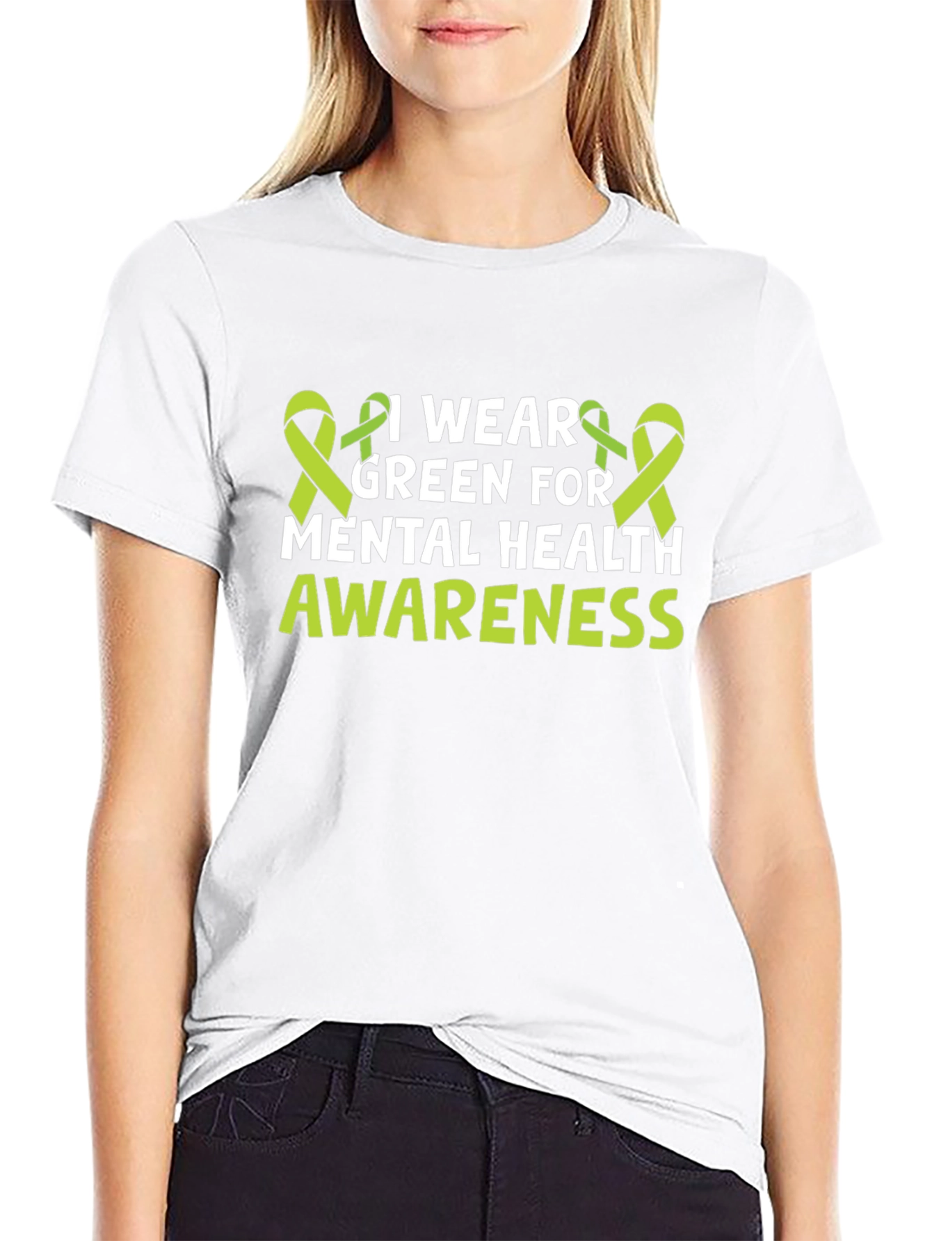 Green Mental Health Awareness T-Shirt