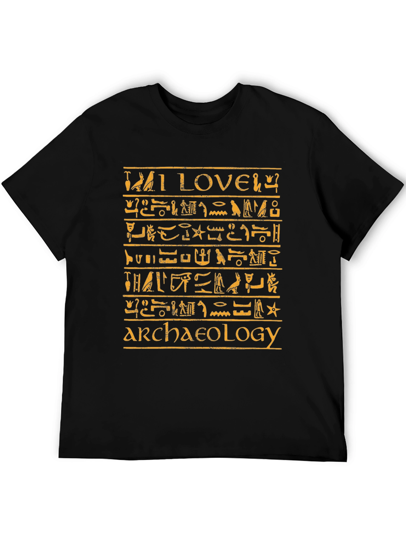 I LOVE Archaeology Hieroglyphic T-Shirt