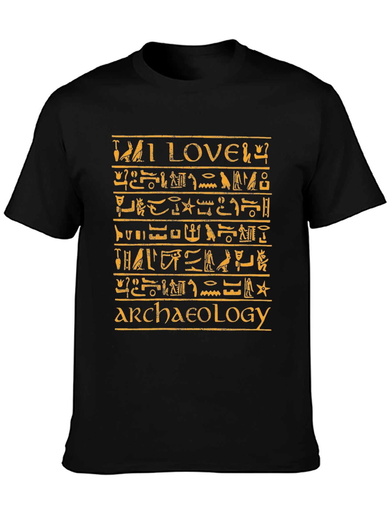 I LOVE Archaeology Hieroglyphic T-Shirt