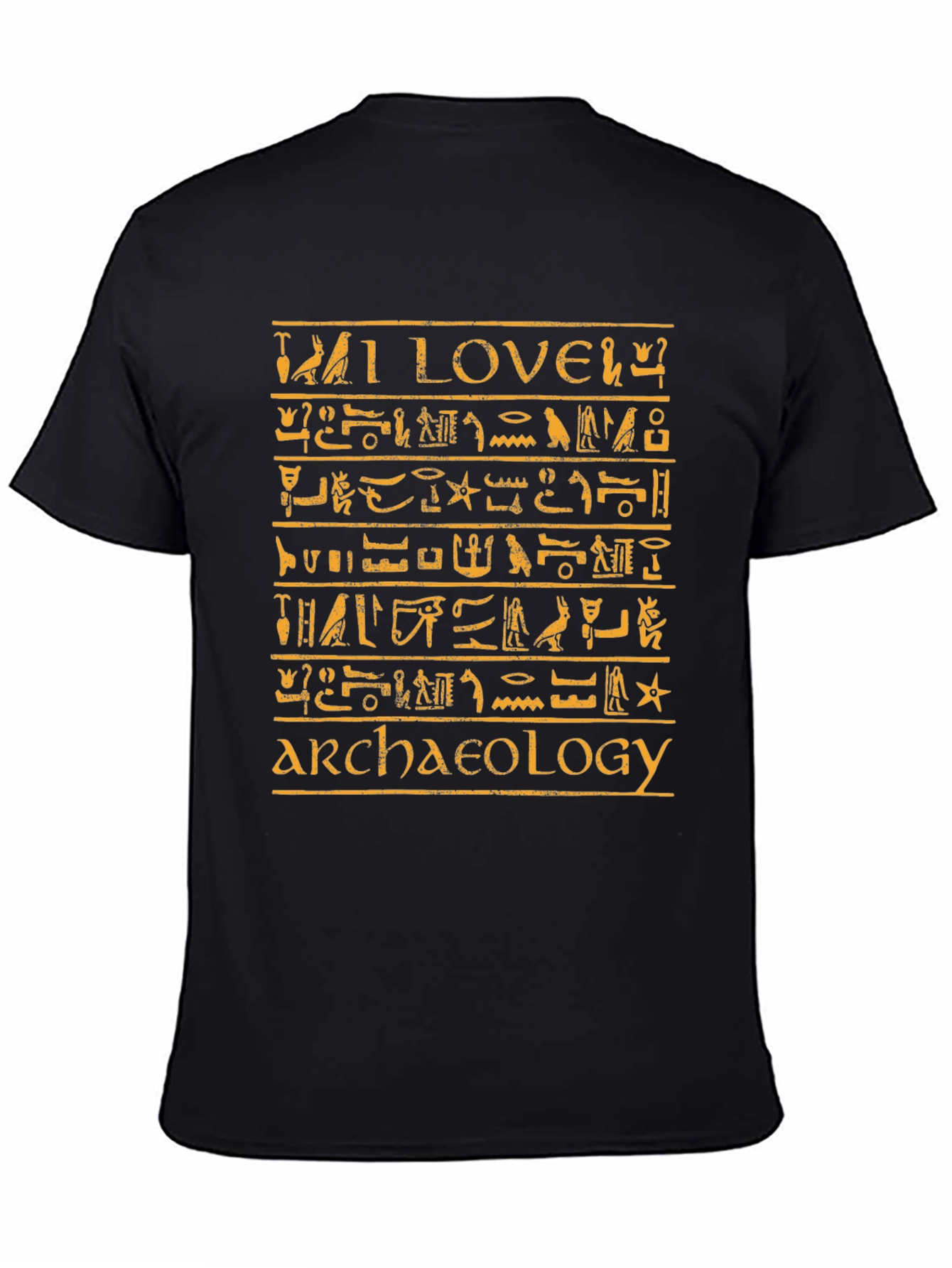 I LOVE Archaeology Hieroglyphic T-Shirt