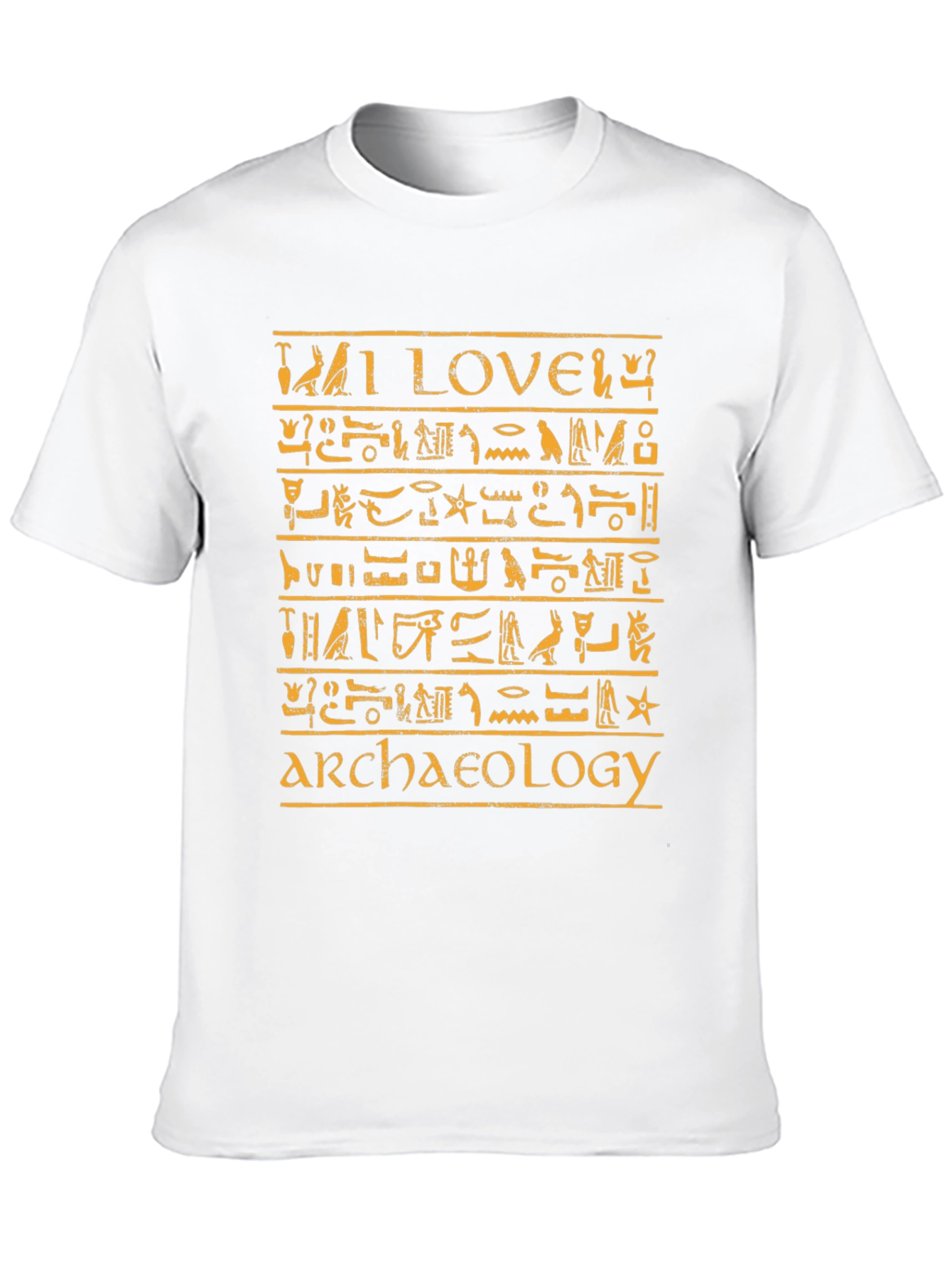 I LOVE Archaeology Hieroglyphic T-Shirt