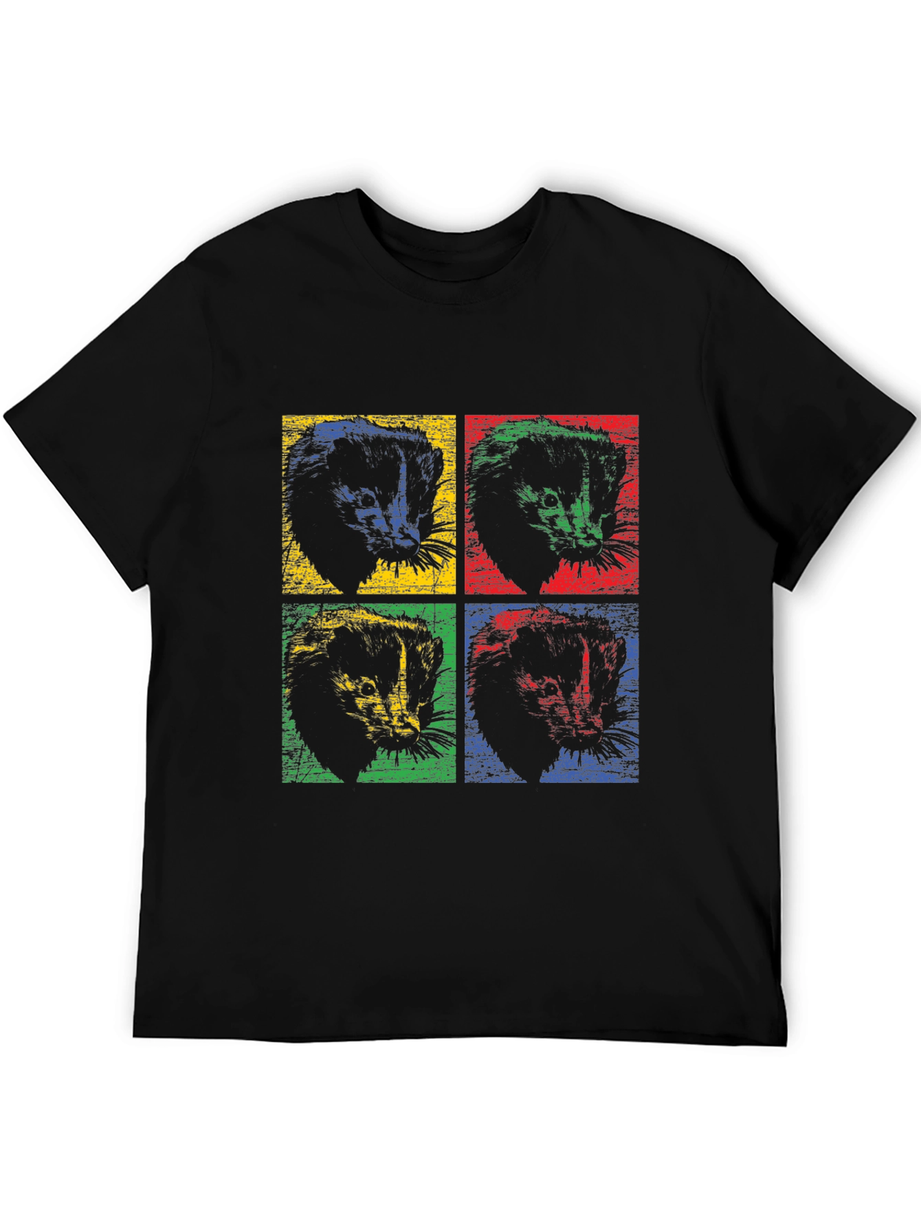 Retro Ferret Pop Art T-Shirt