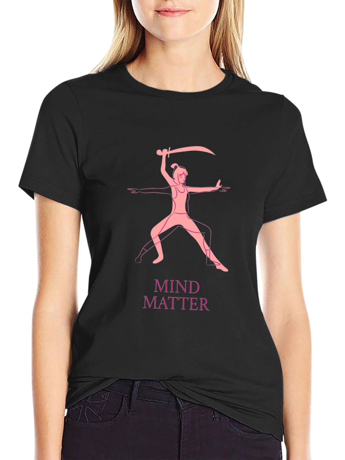 Mind Matter Graphic Tee - Black Cotton T-Shirt