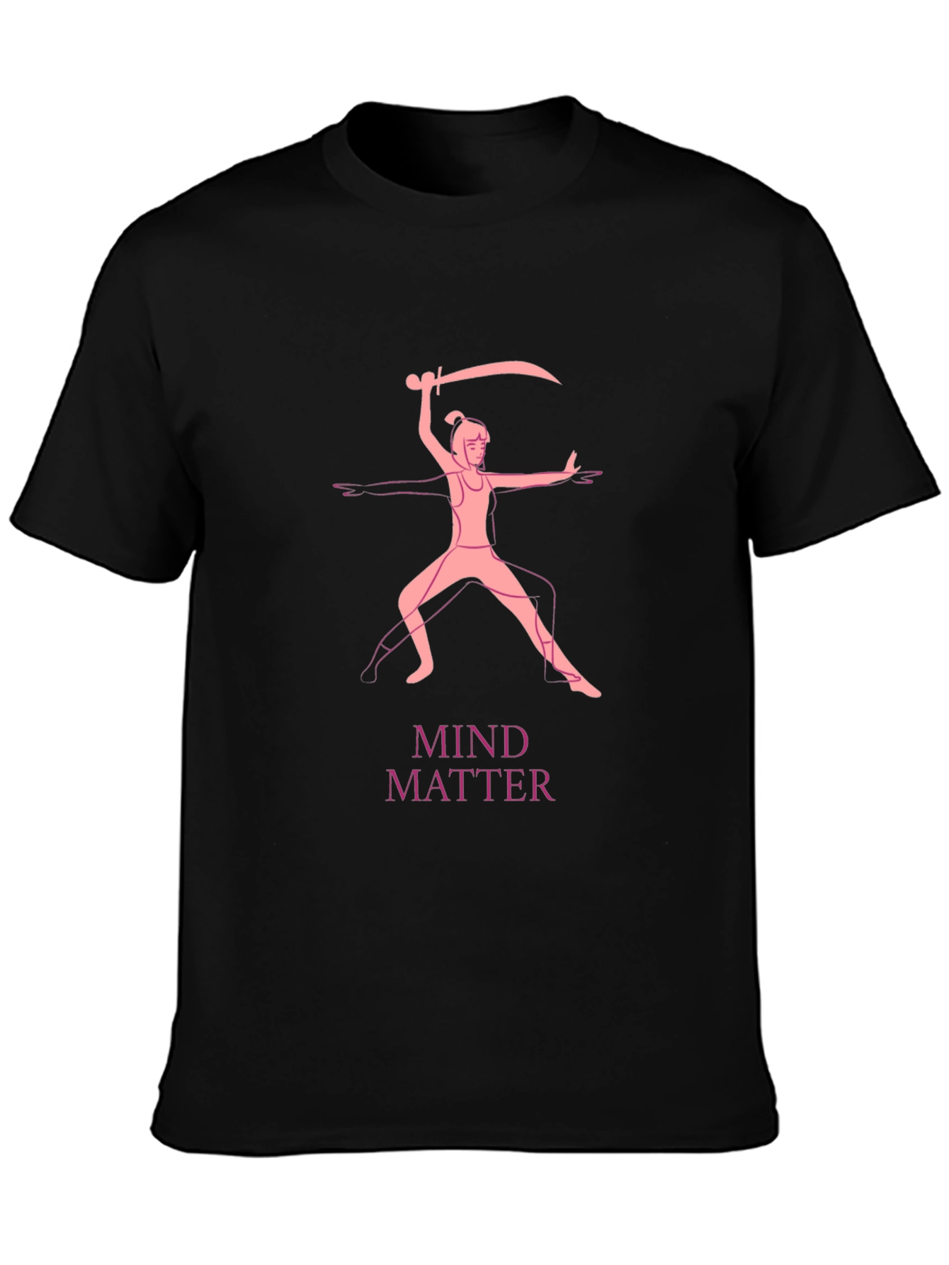 Mind Matter Graphic Tee - Black Cotton T-Shirt
