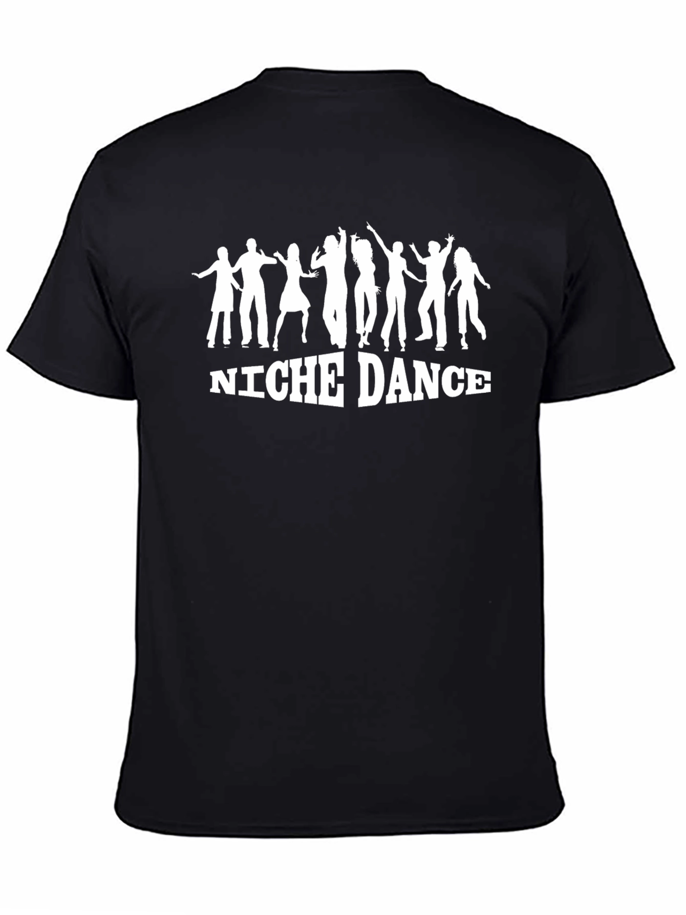 Niche Dance Black T-Shirt Fun Party Graphic Tee
