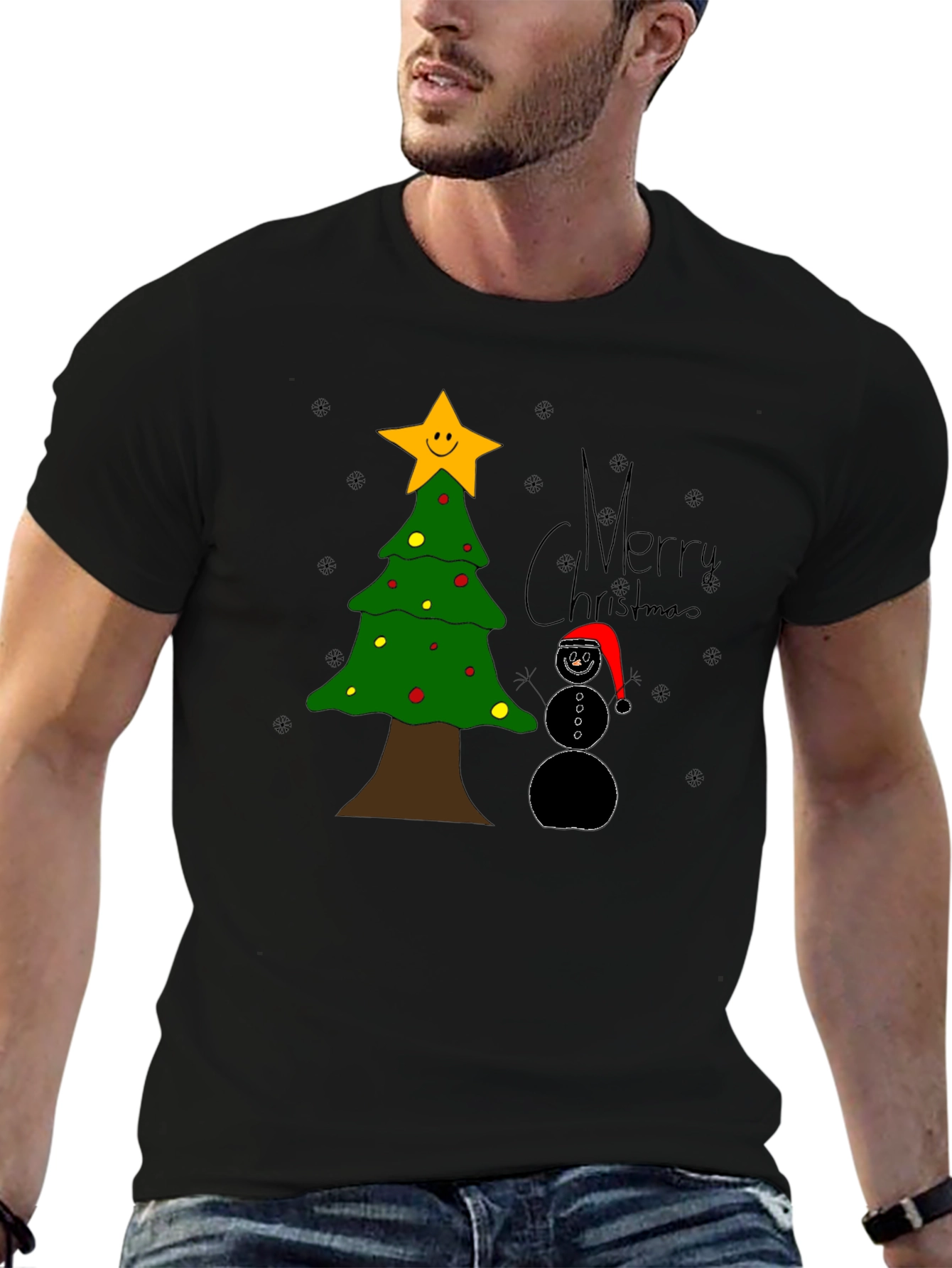 Merry Christmas T-Shirt - Holiday Tee