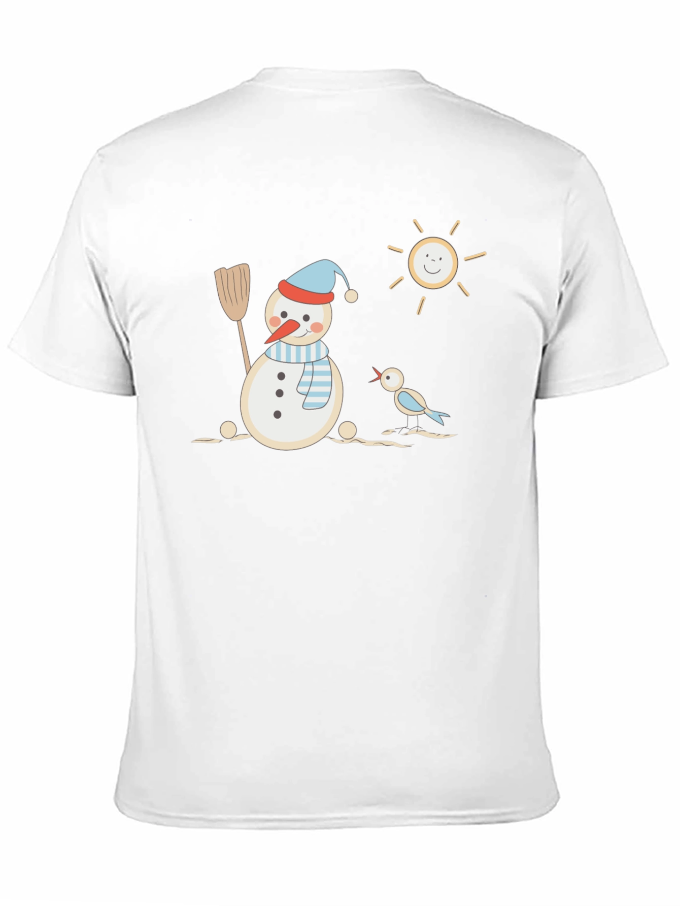 Snowman Graphic Tee - Winter Fun T-Shirt