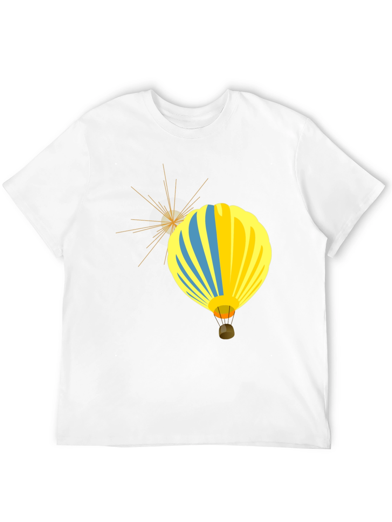 Balloon Graphic Black Tee | Stylish Casual Wear