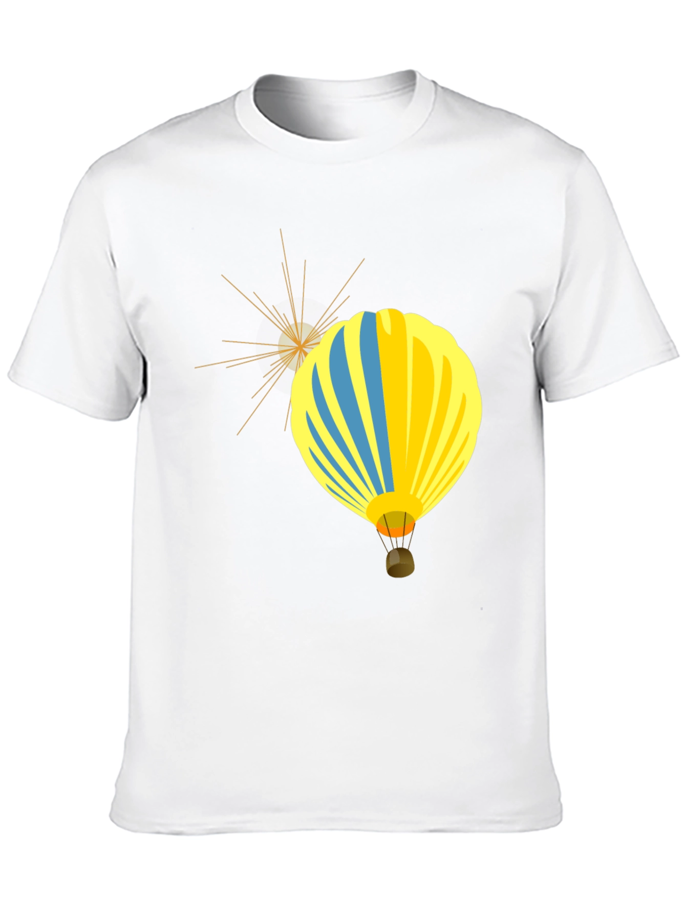 Balloon Graphic Black Tee | Stylish Casual Wear
