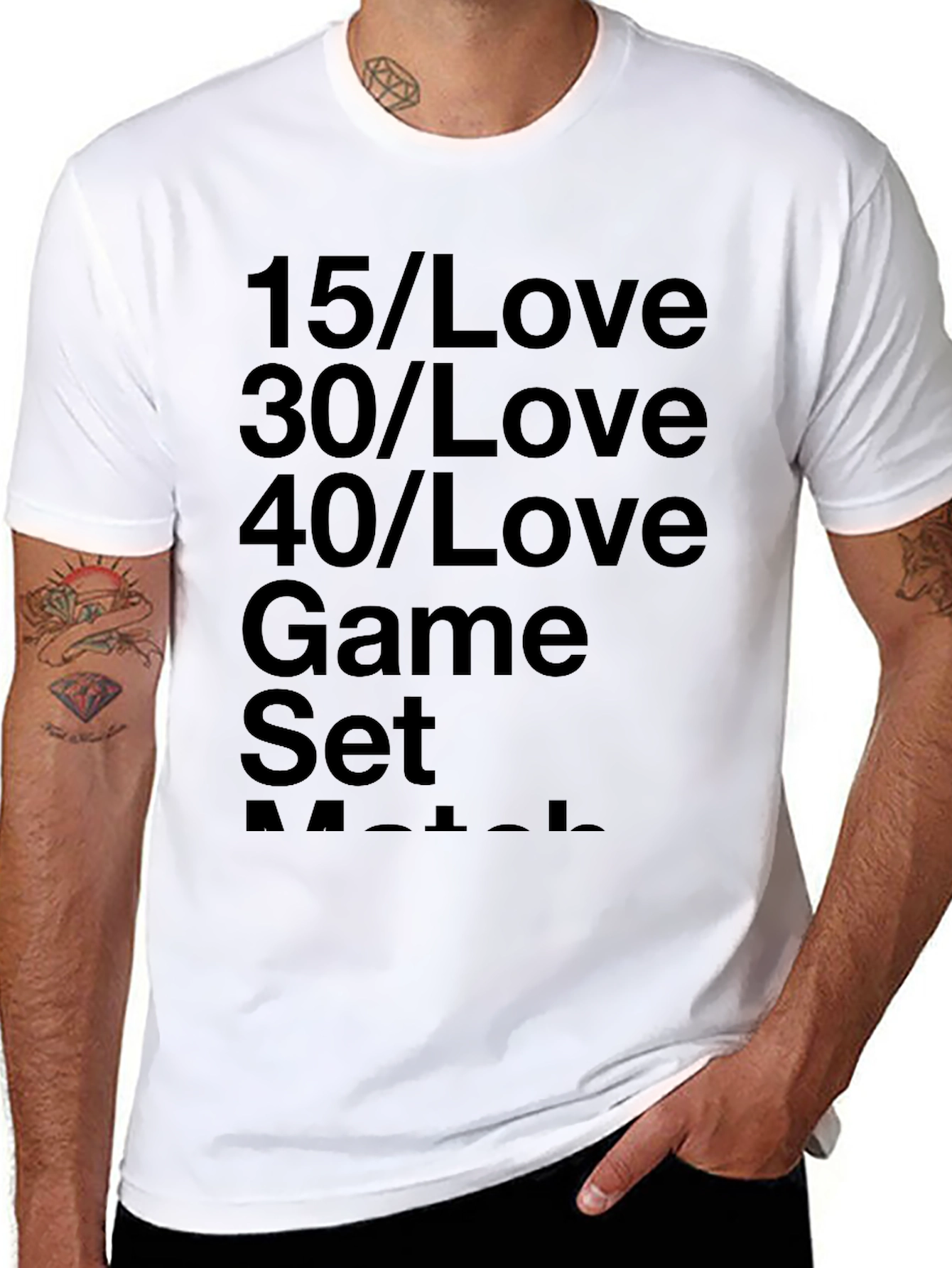 Tennis Lover T-Shirt: Game Set Match!