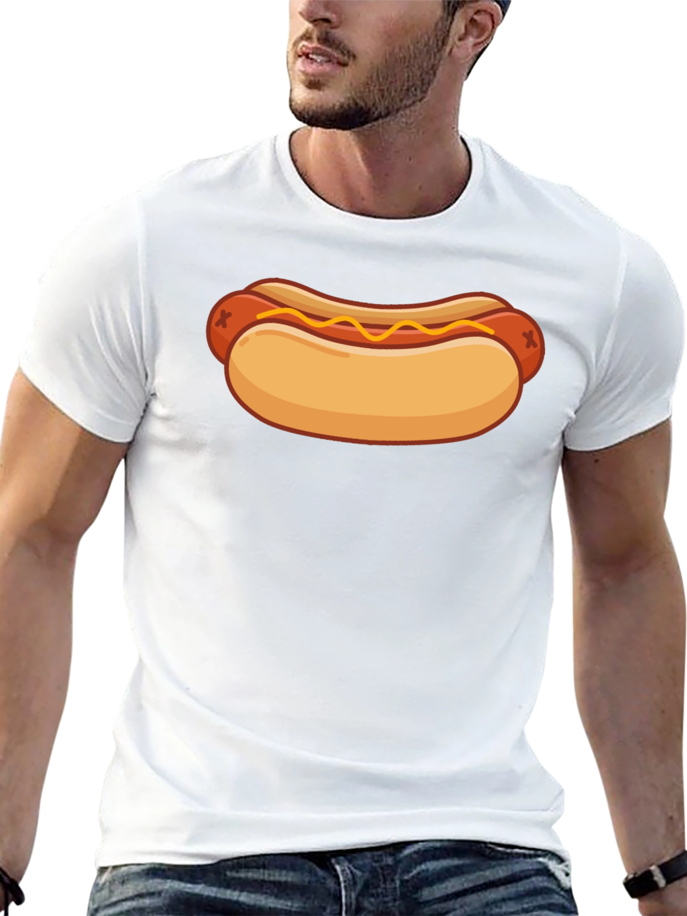 Hot Dog Graphic Tee - Casual & Fun!