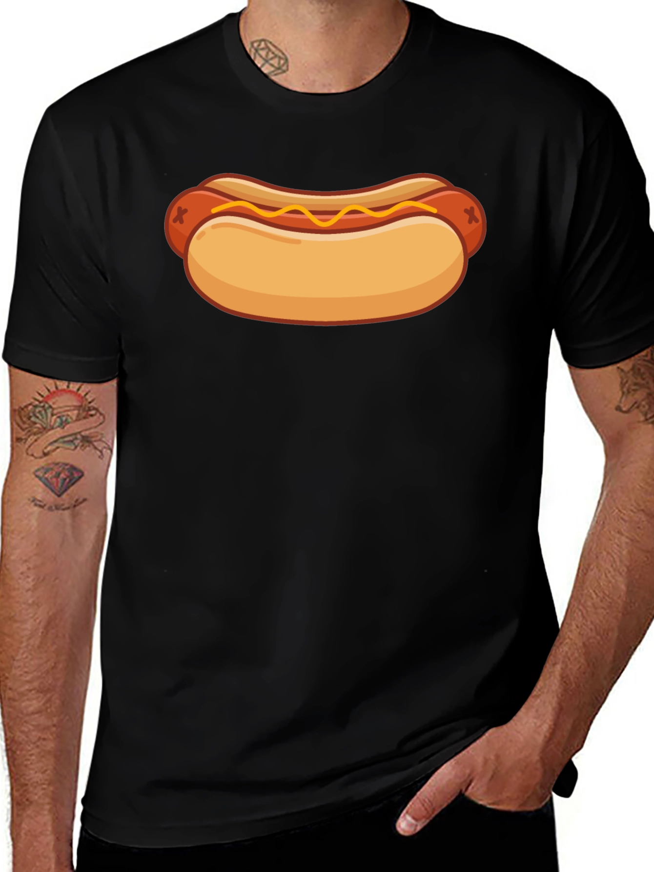 Hot Dog Graphic Tee - Casual & Fun!