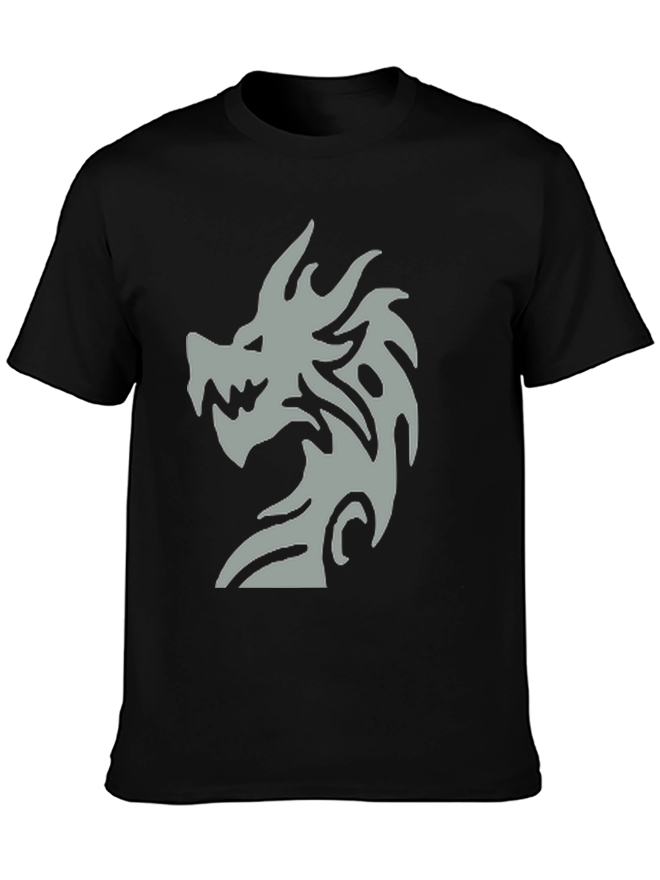 Dragon Graphic Tee - Bold Black T-Shirt
