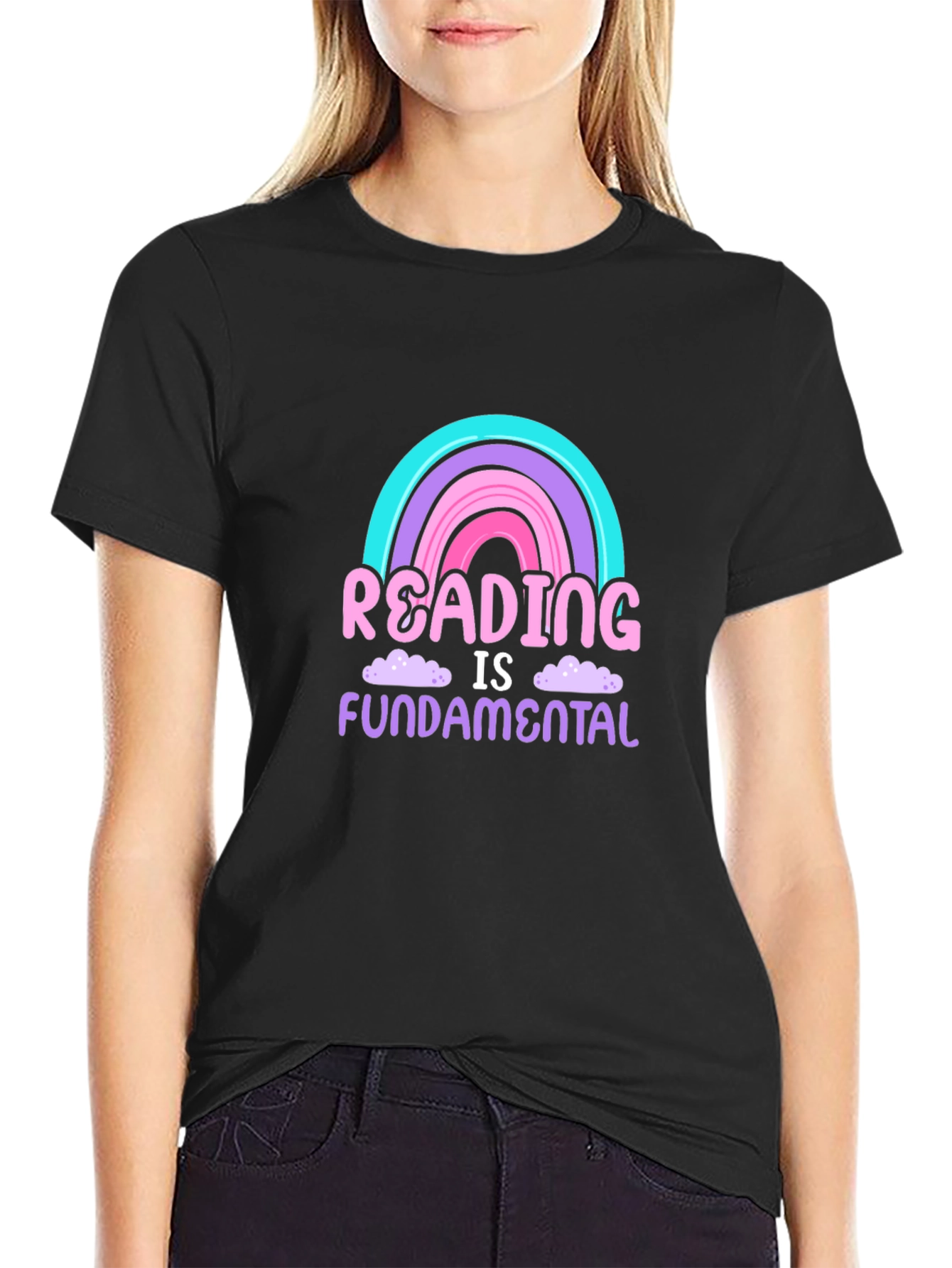 Reading is Fundamental Black T-Shirt