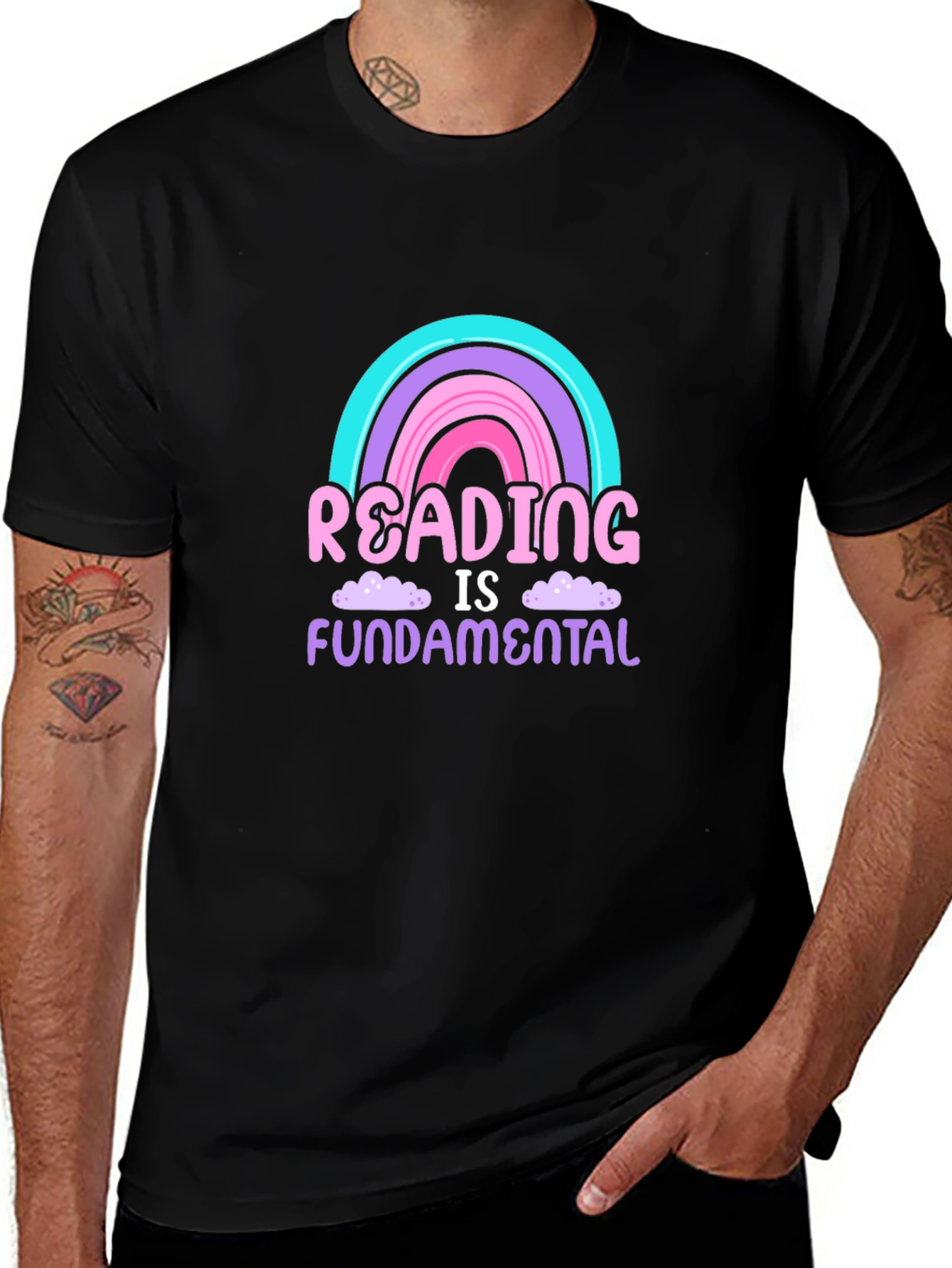 Reading is Fundamental Black T-Shirt