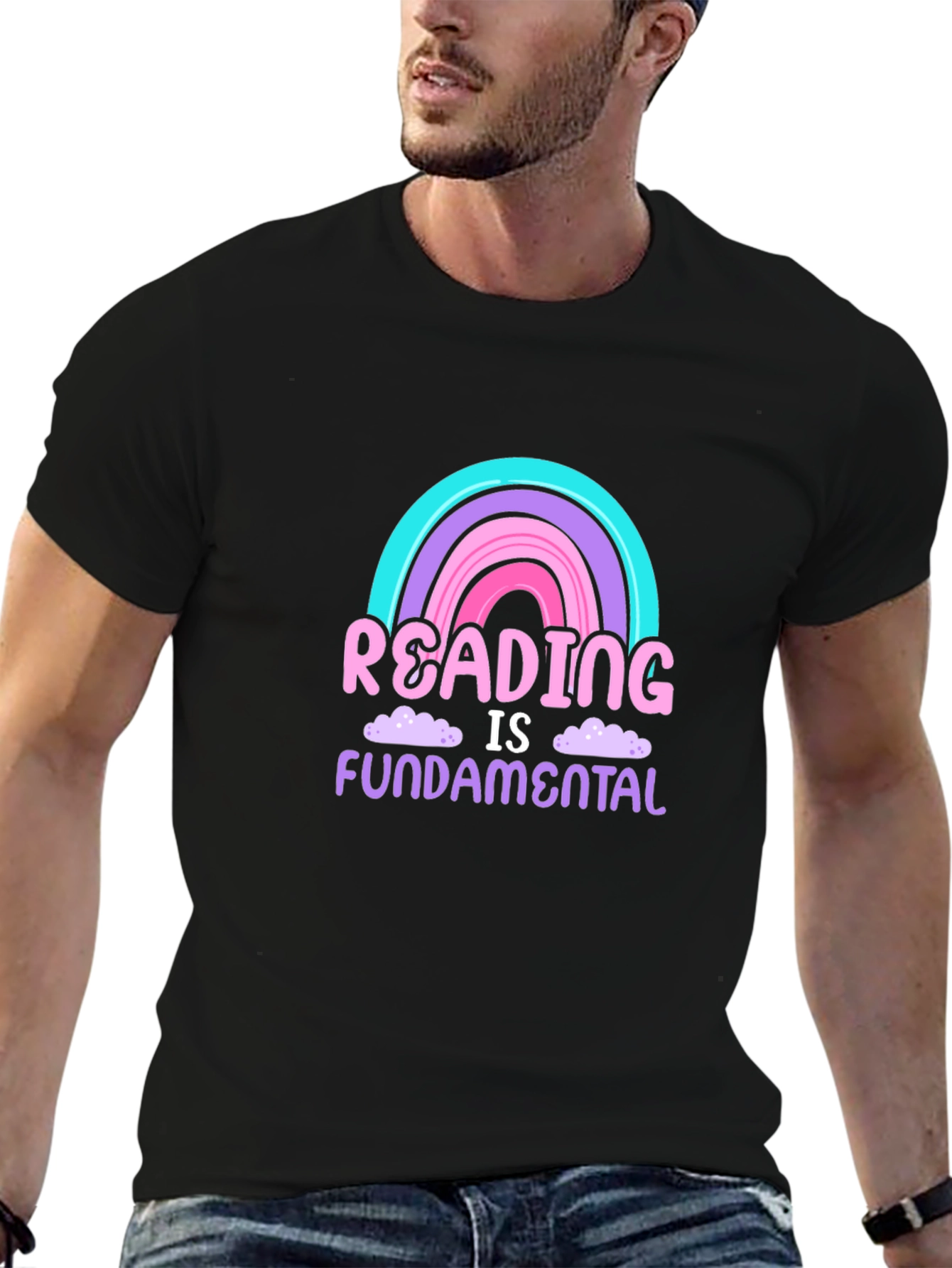 Reading is Fundamental Black T-Shirt