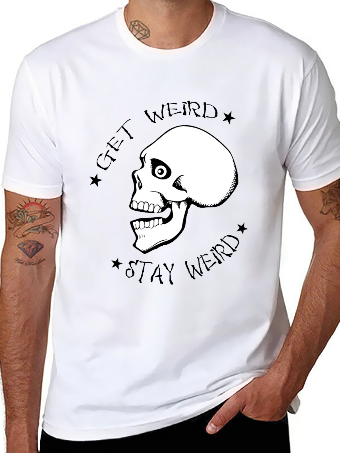 Get Weird Stay Weird Graphic T-Shirt