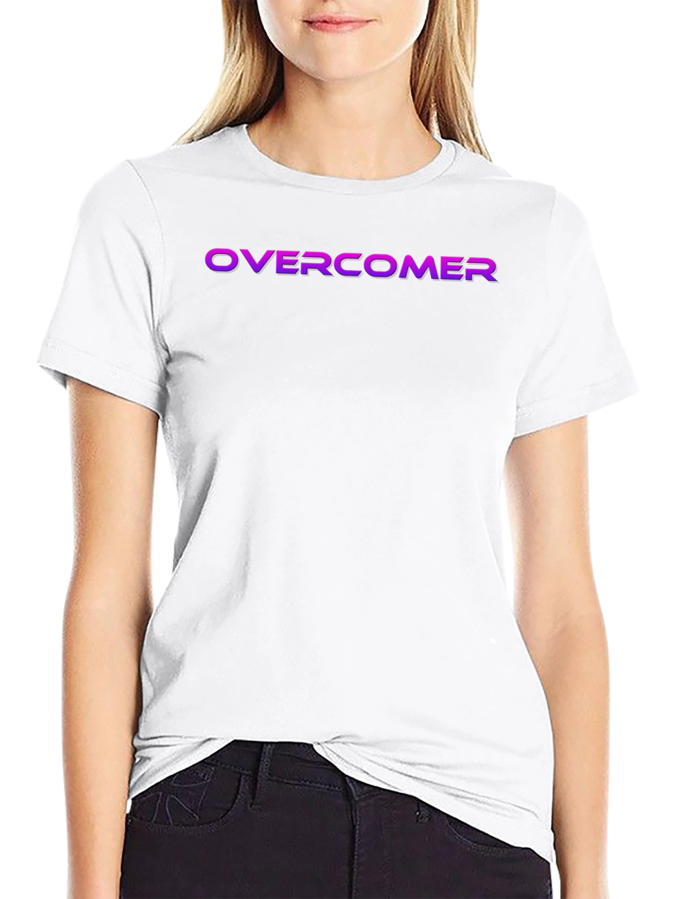 Overcomer Black Graphic T-Shirt