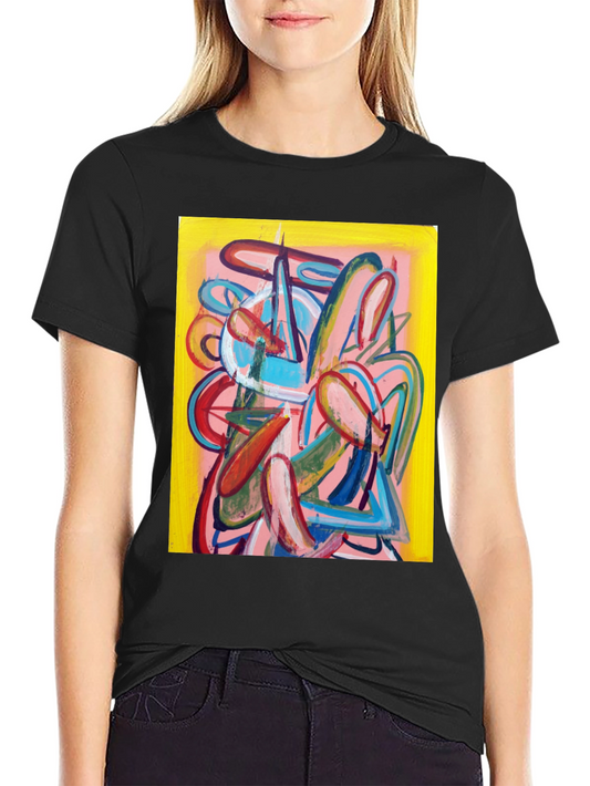 Abstract Art Graphic Tee - Modern Style