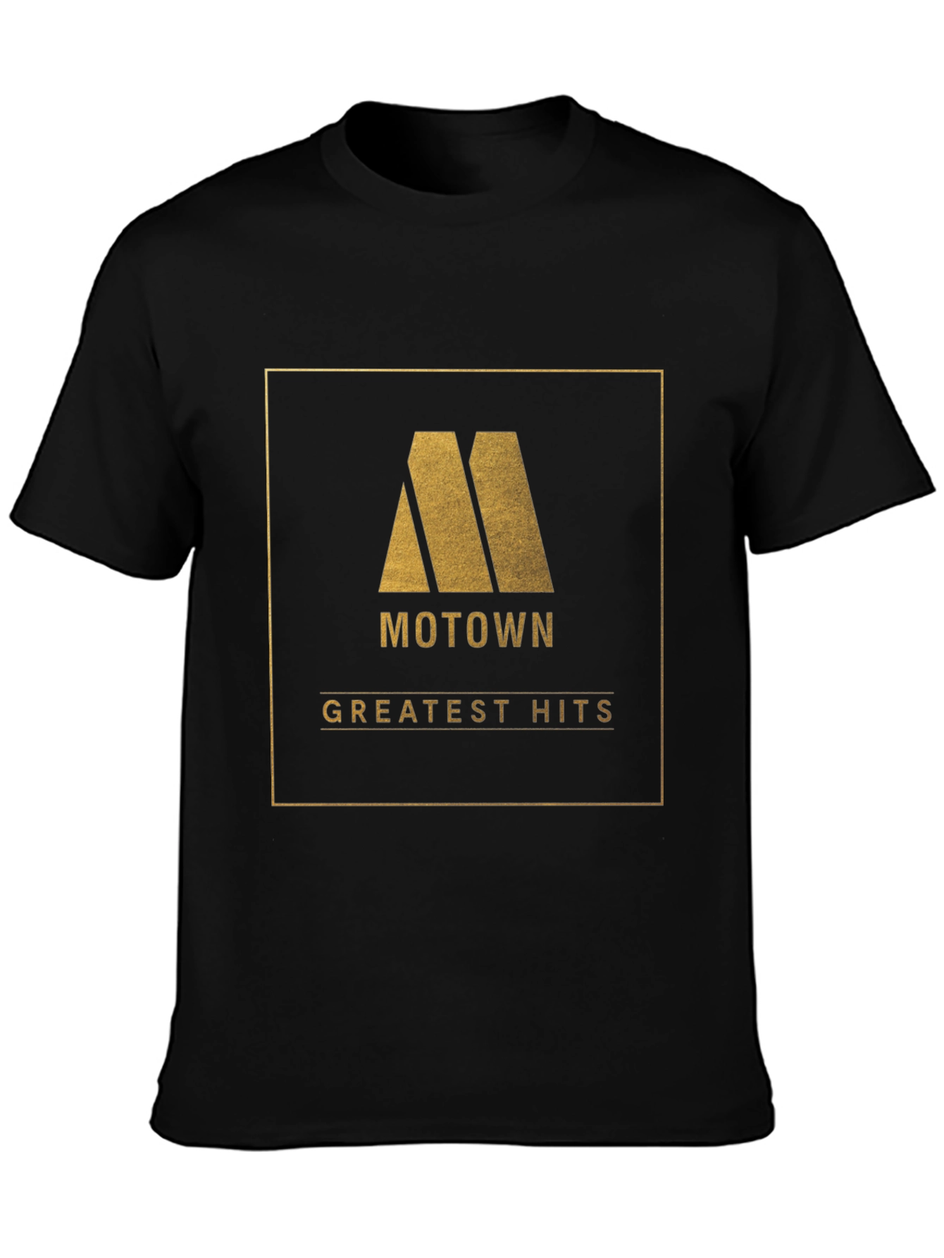 Motown Greatest Hits Black Graphic T-Shirt