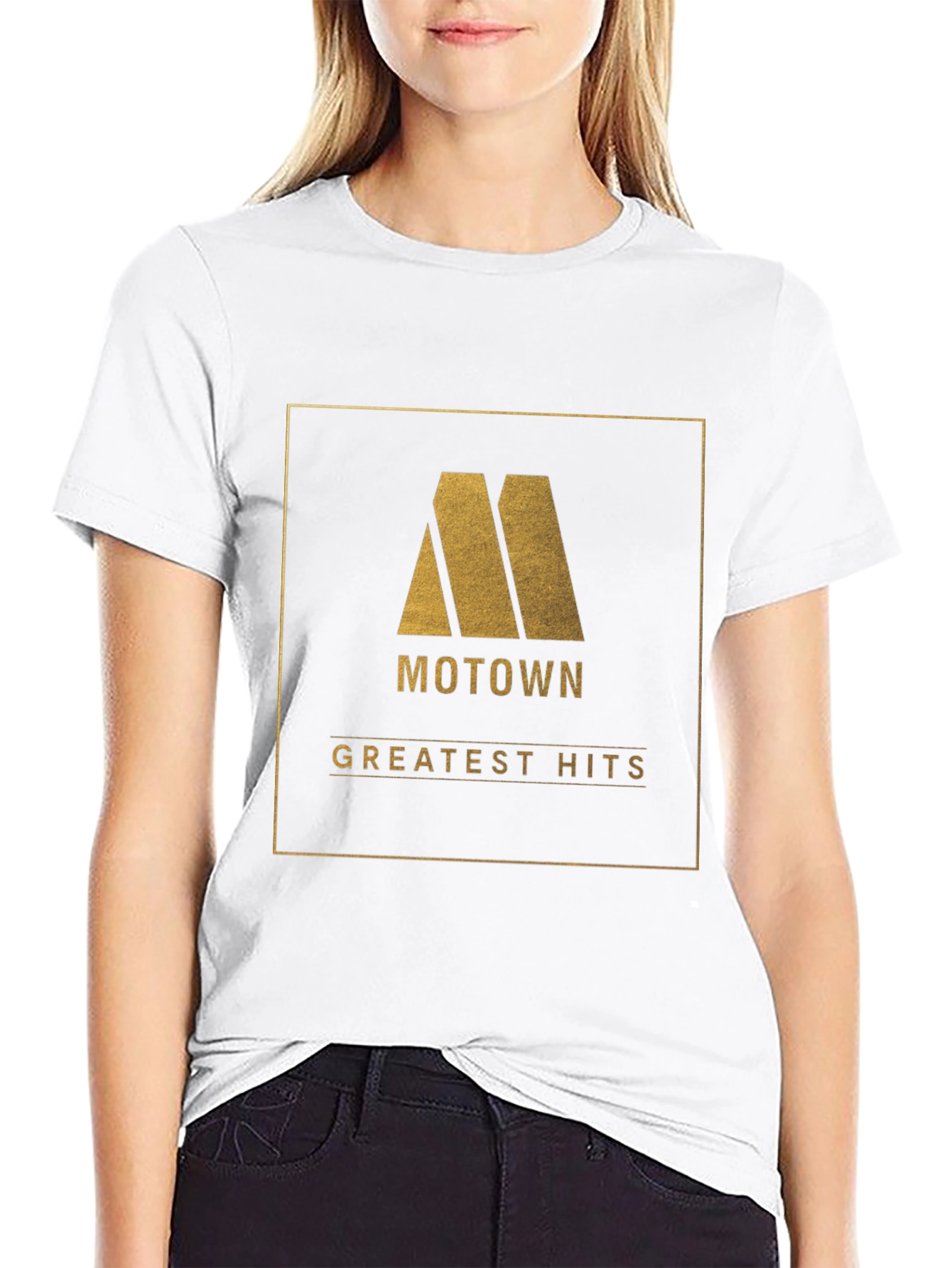 Motown Greatest Hits Black Graphic T-Shirt