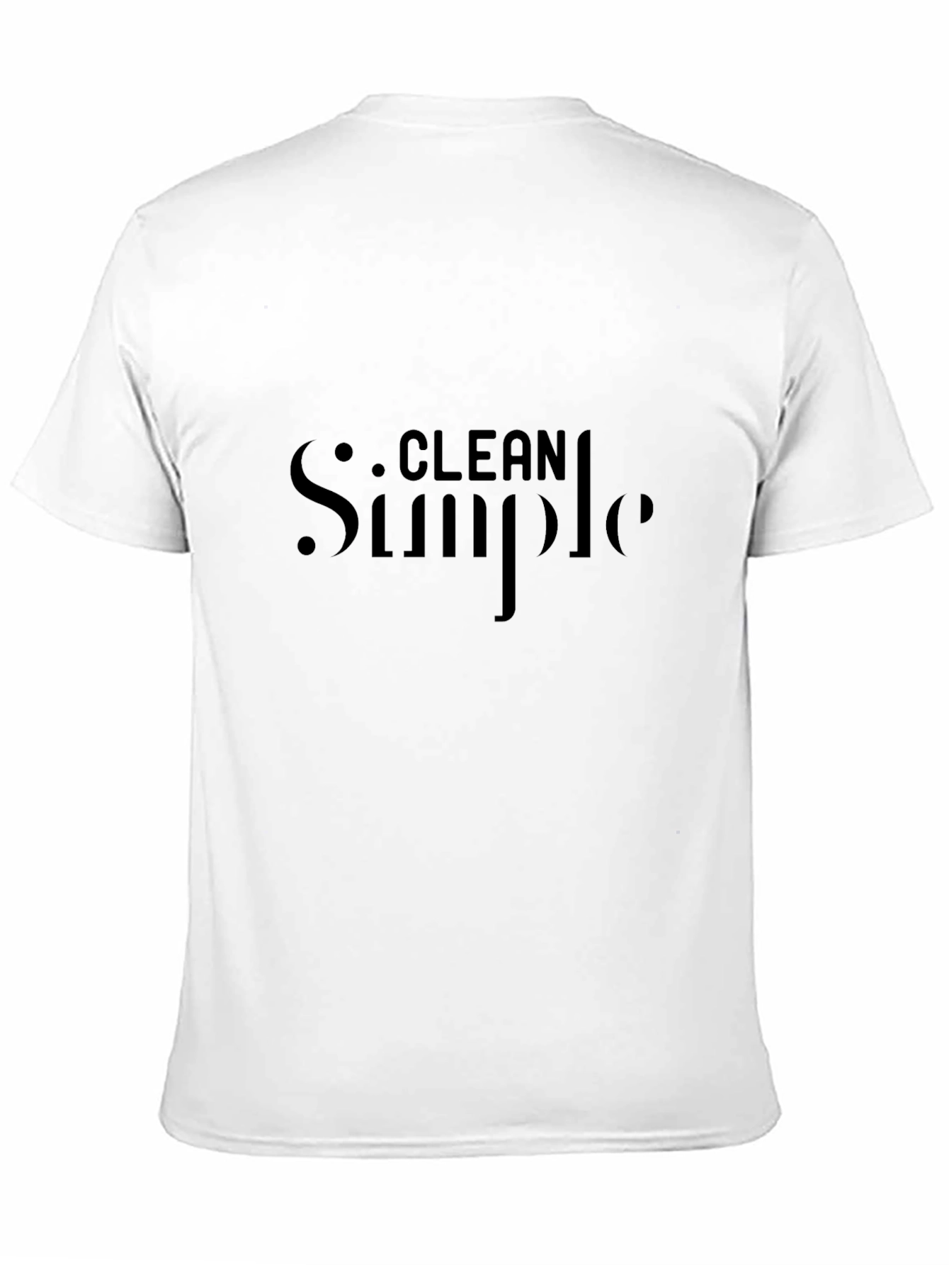 Clean Simple Graphic Tee - Stylish Black T-Shirt