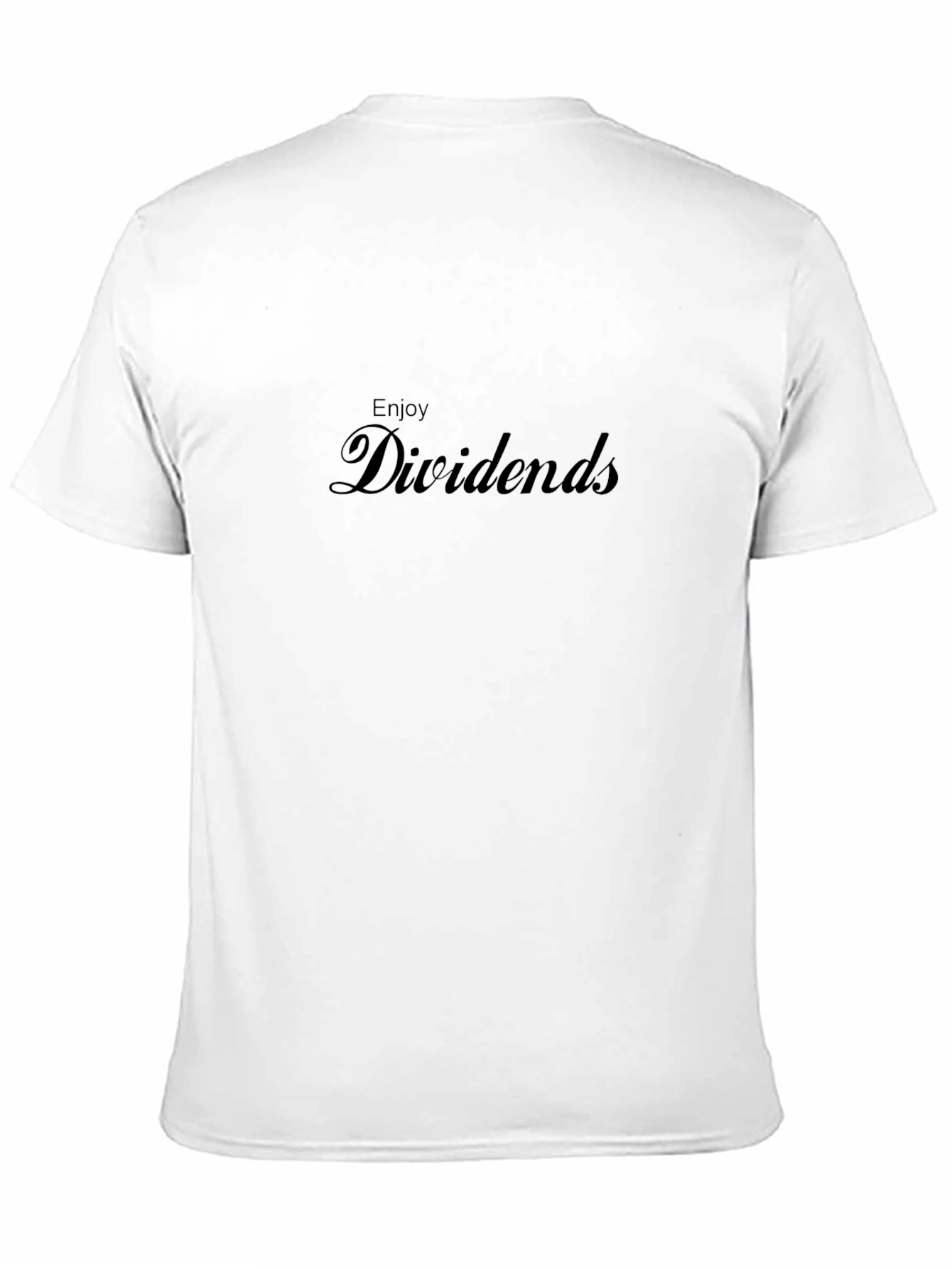 Enjoy Dividends Black T-Shirt
