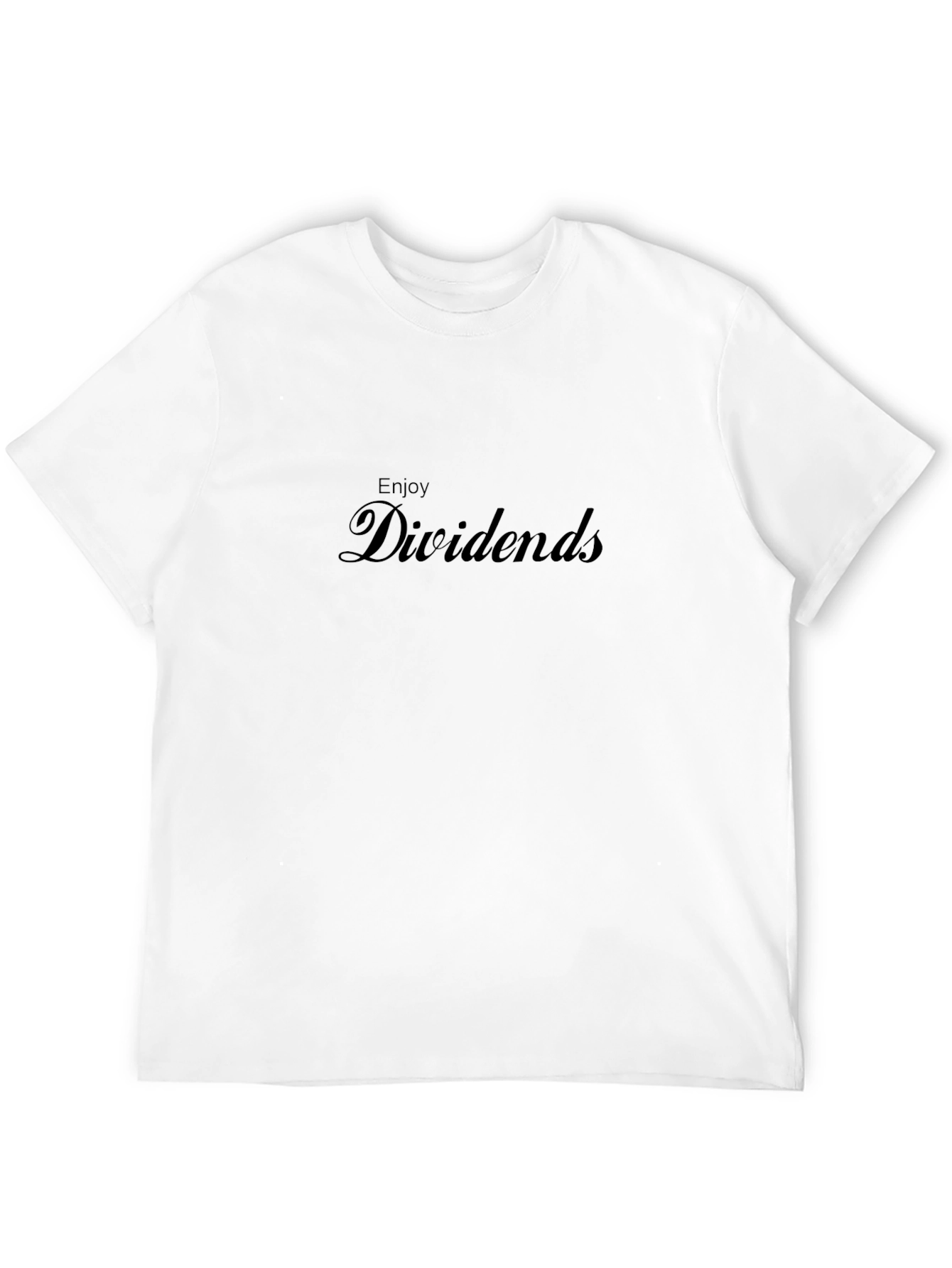 Enjoy Dividends Black T-Shirt