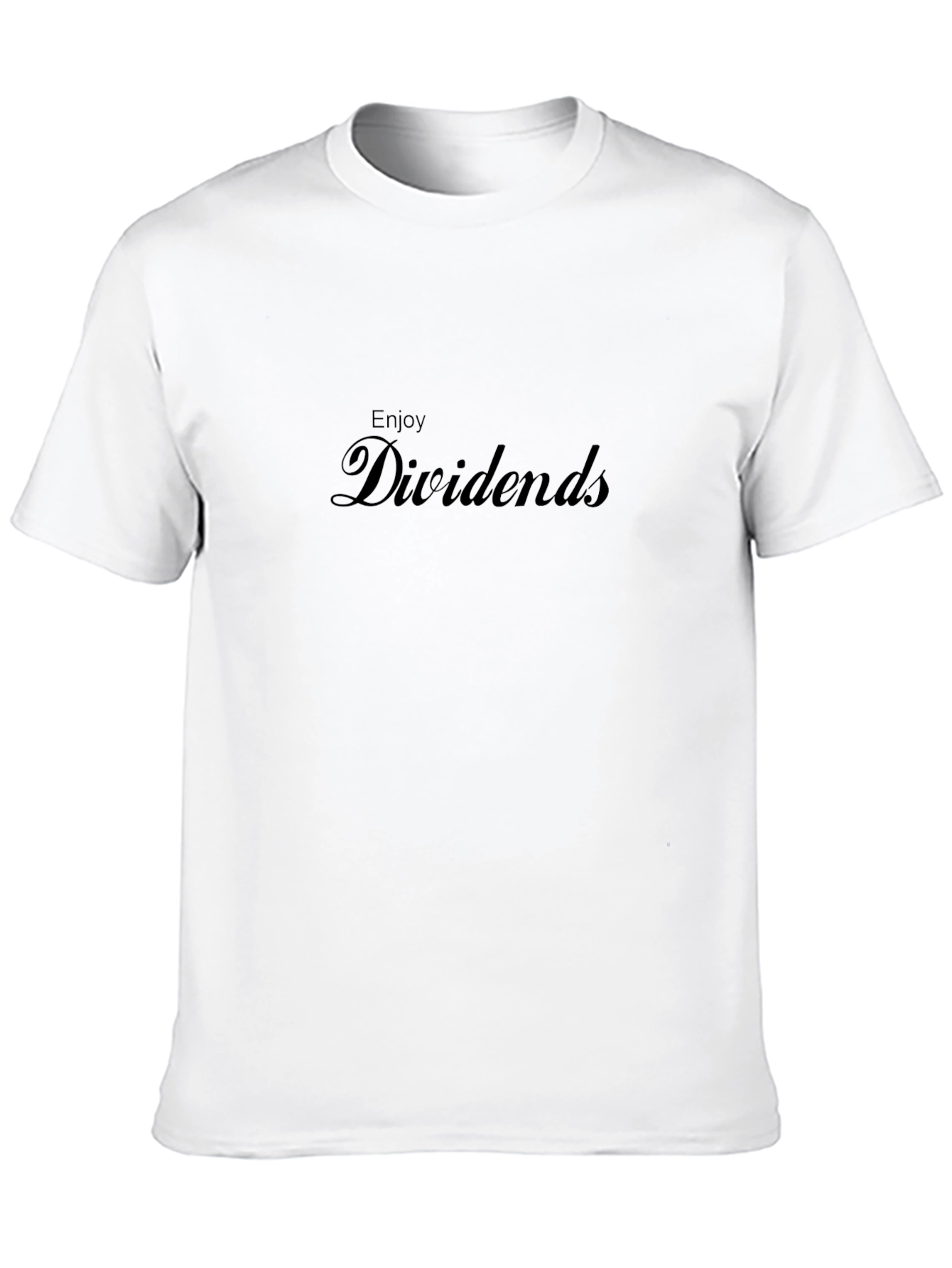 Enjoy Dividends Black T-Shirt