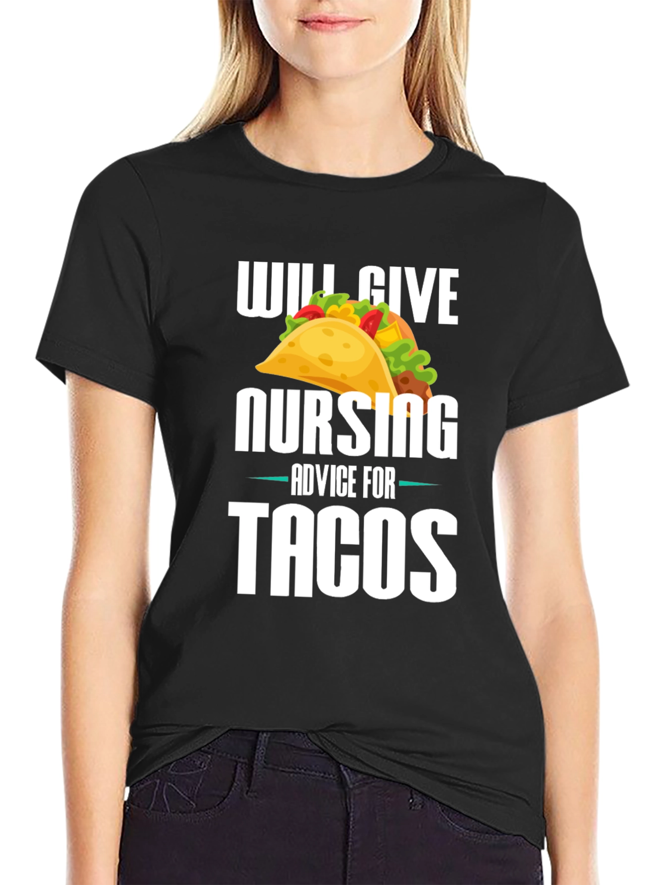 Will Give Nursing Advice For Tacos Graphic Tee