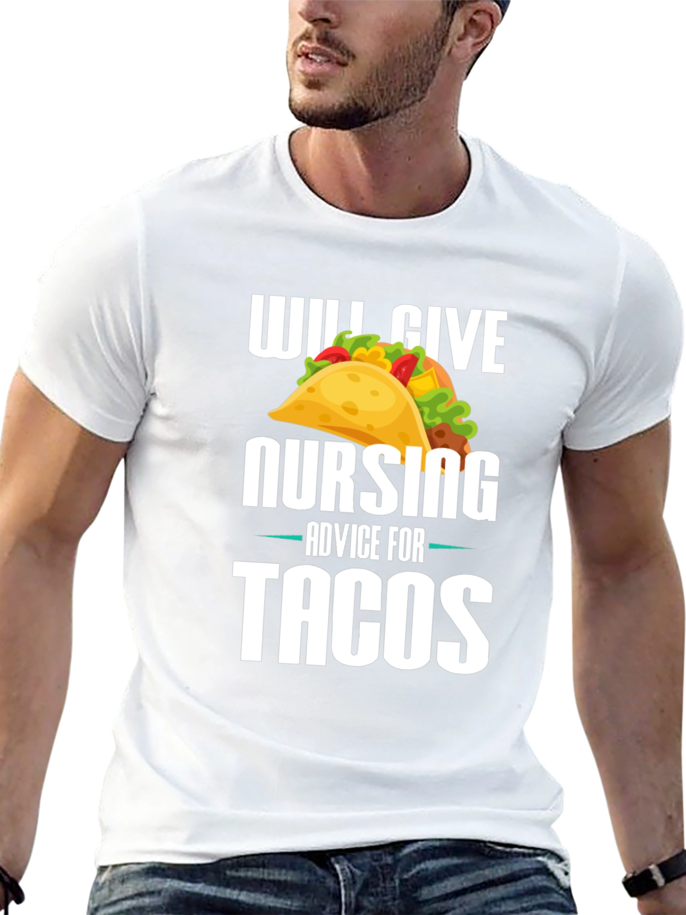 Will Give Nursing Advice For Tacos Graphic Tee