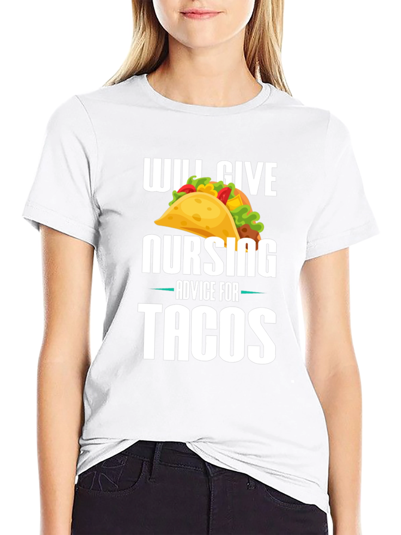Will Give Nursing Advice For Tacos Graphic Tee