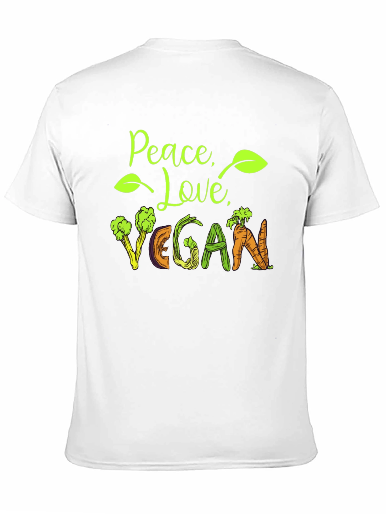 Peace Love Vegan Graphic Tee