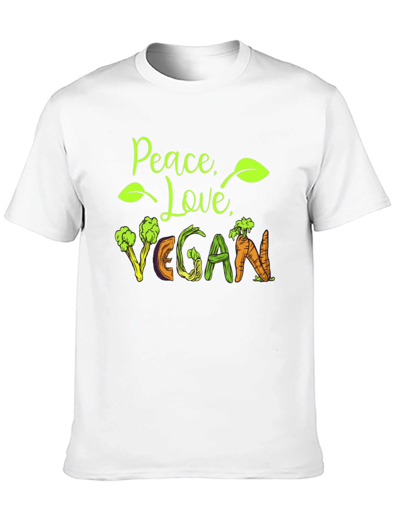 Peace Love Vegan Graphic Tee