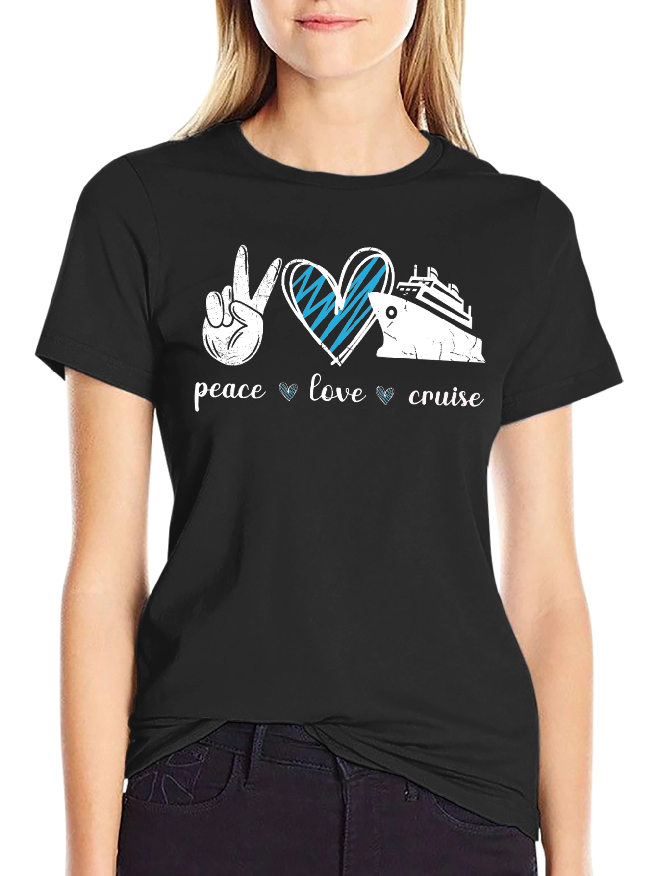 Peace Love Cruise Graphic T-Shirt