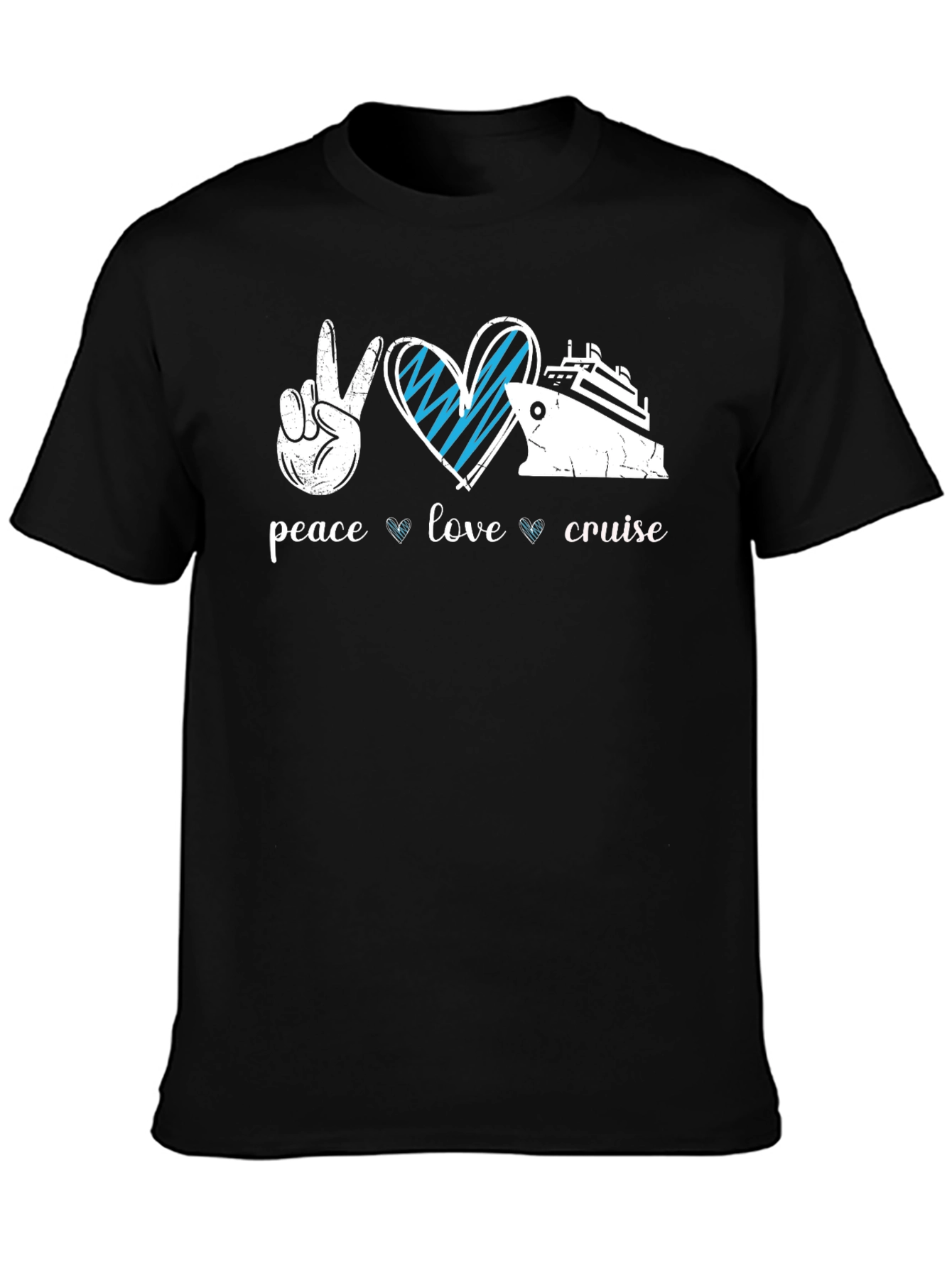 Peace Love Cruise Graphic T-Shirt