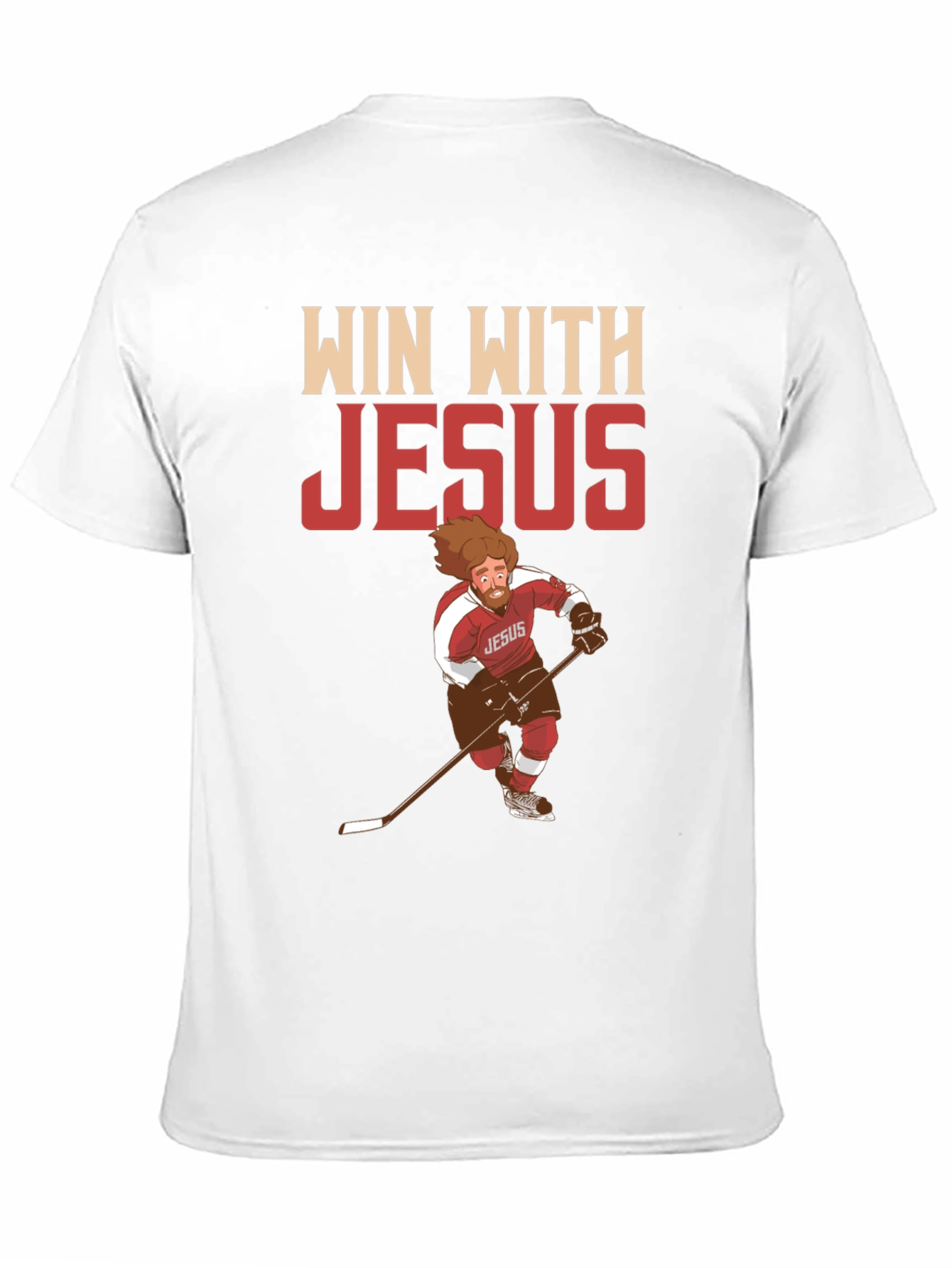 Win with Jesus Hockey T-Shirt