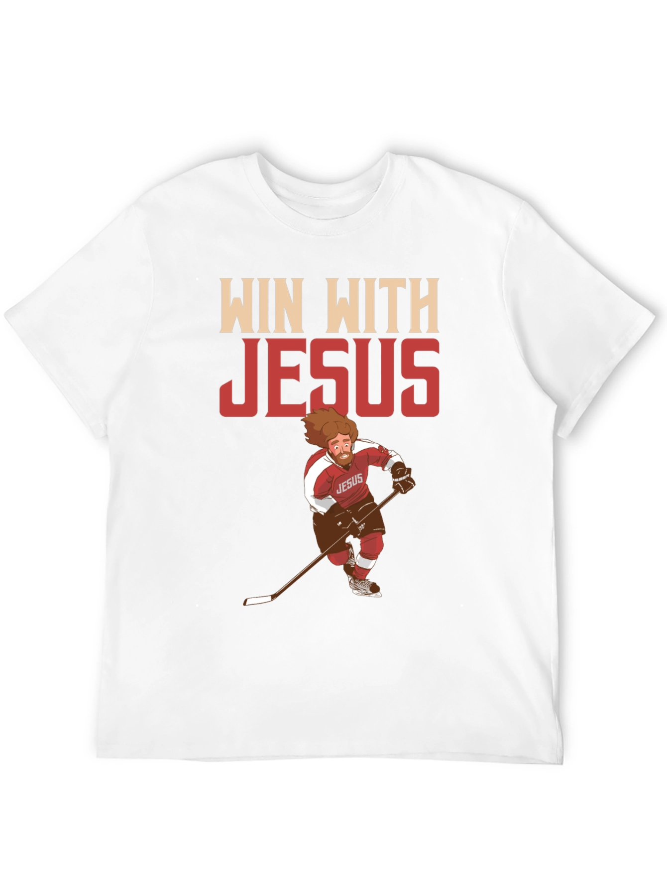 Win with Jesus Hockey T-Shirt
