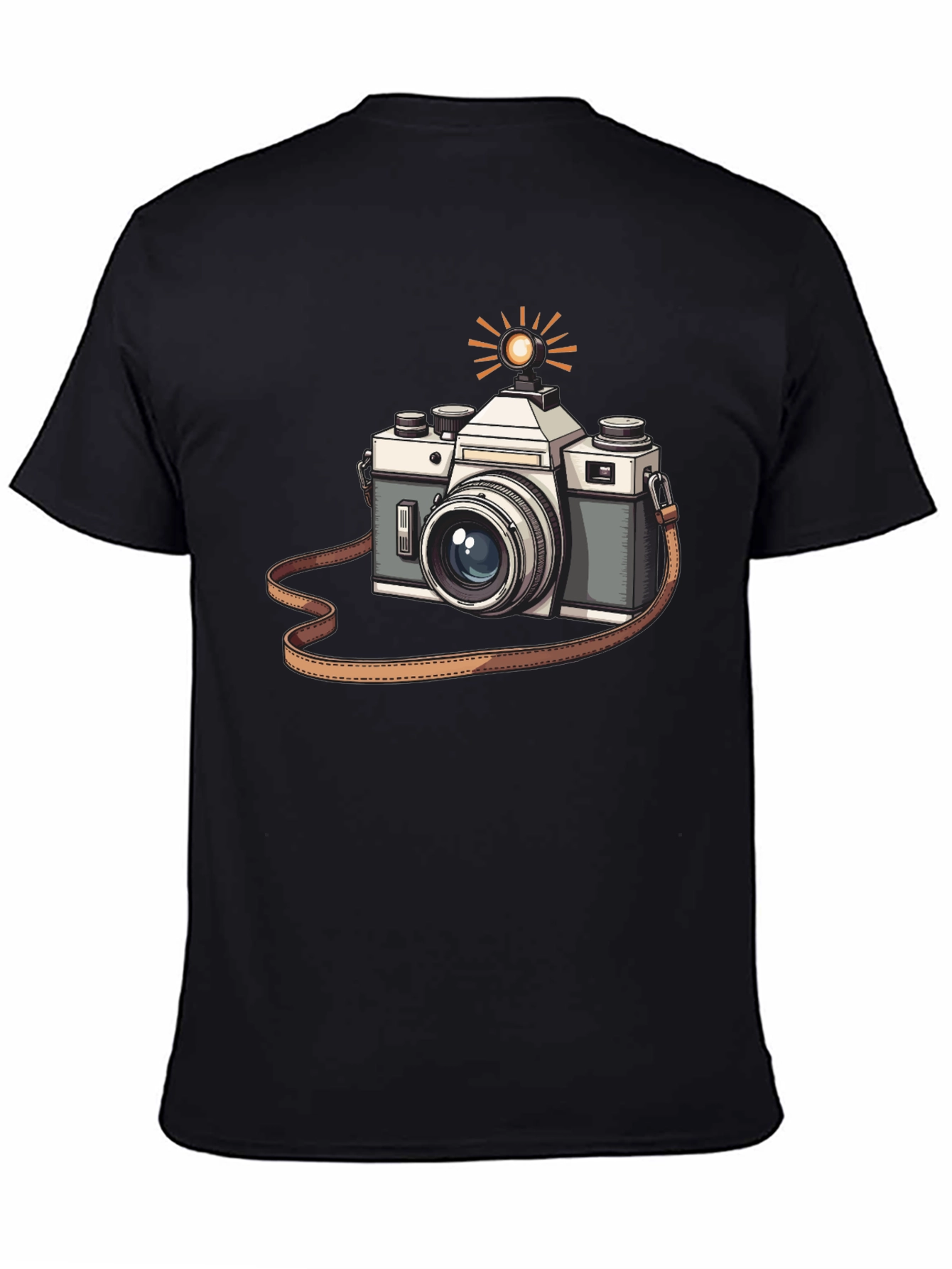 Retro Camera Graphic Tee - Stylish Casual Wear