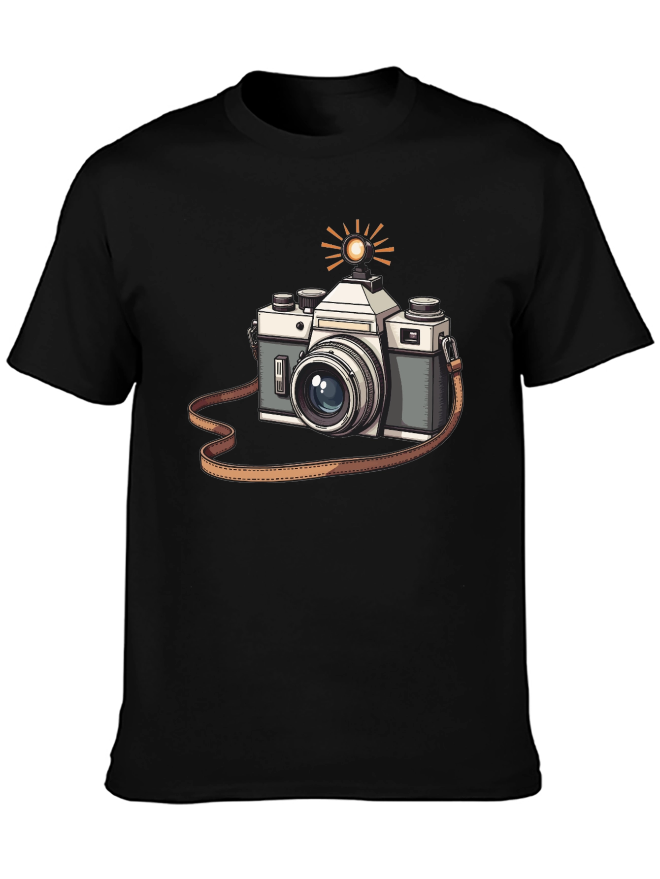 Retro Camera Graphic Tee - Stylish Casual Wear